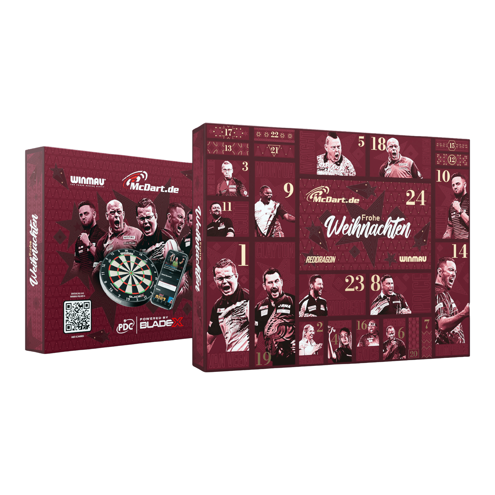McDart Premium Adventskalender 2026 voor steeldartspelers McDart Premium Adventskalender 2026 voor steeldartspelers