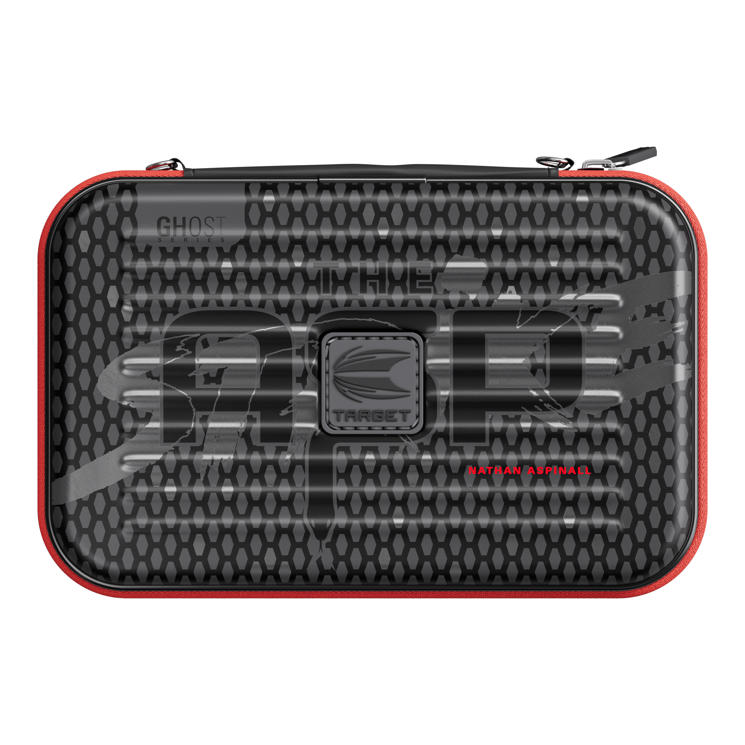 Takoma XL Ghost Series Nathan Aspinall darthoes Das Bild zeigt das Takoma XL Ghost Series Nathan Aspinall Dartcase. Das Dartcase ist speziell für Dartspieler entworfen.
