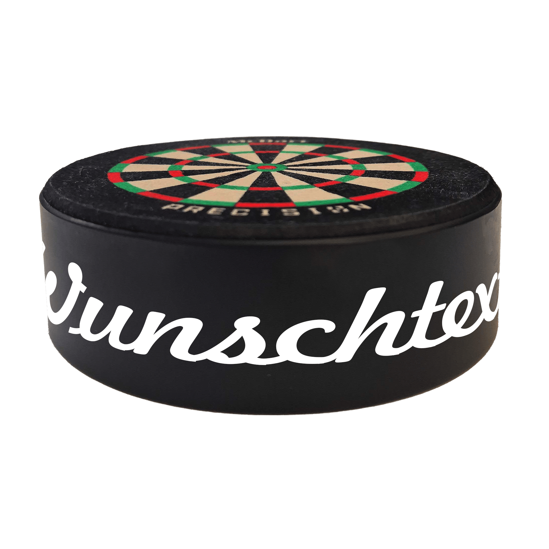McDart Precision Mini Dartbord met aangepaste tekst Abgebildet ist ein Produkt mit dem Dateinamen 765_McDart_Mini_Precision_Dartboard_Darthalter_2_Freehand521. Es sind keine genauen Produktinformationen vorhanden.