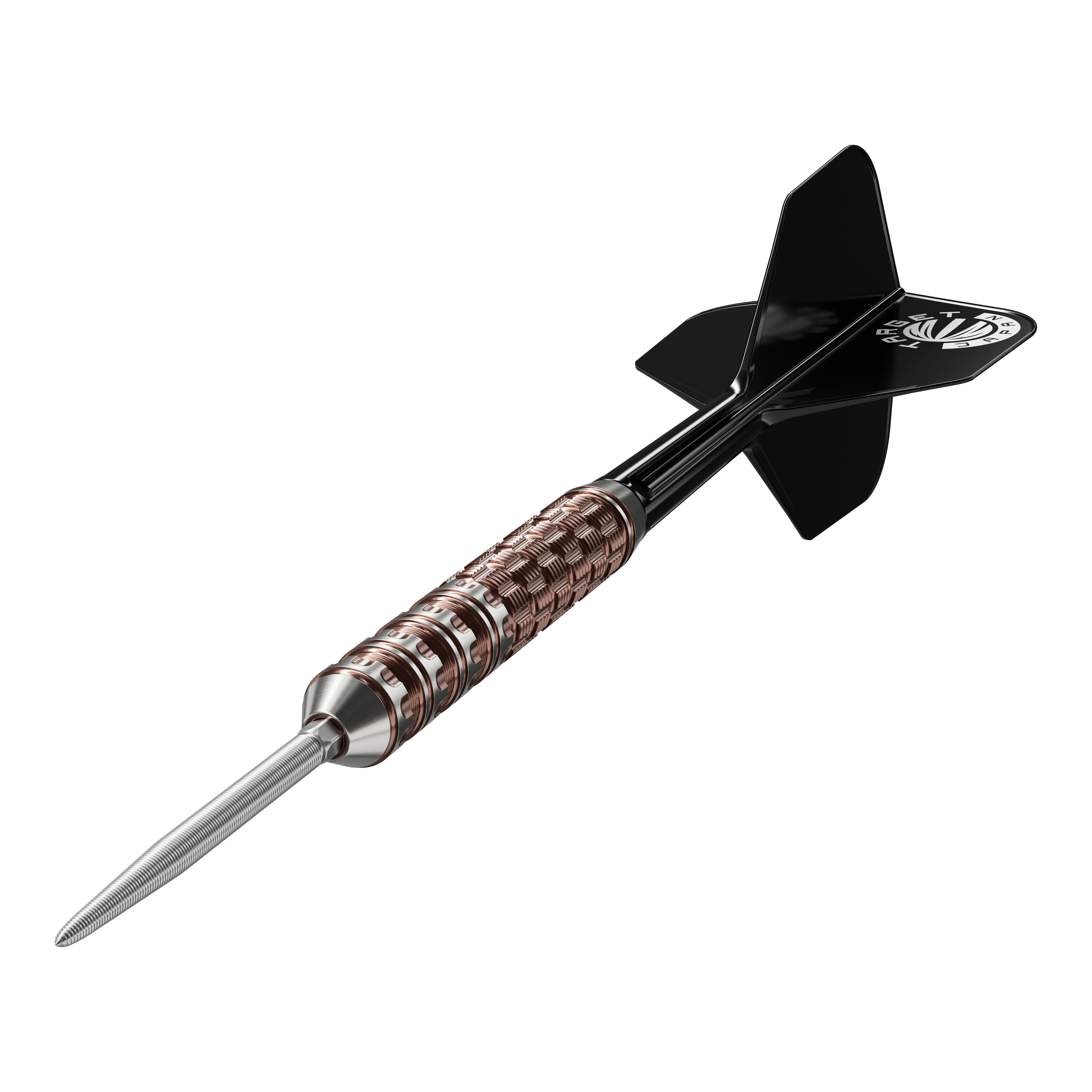 Das Bild zeigt die Target Japan Prime Series George Nishitani Raptor GEN6 Swiss Point Steeldarts. Diese Darts sind für hohe Präzision und Qualität bekannt.