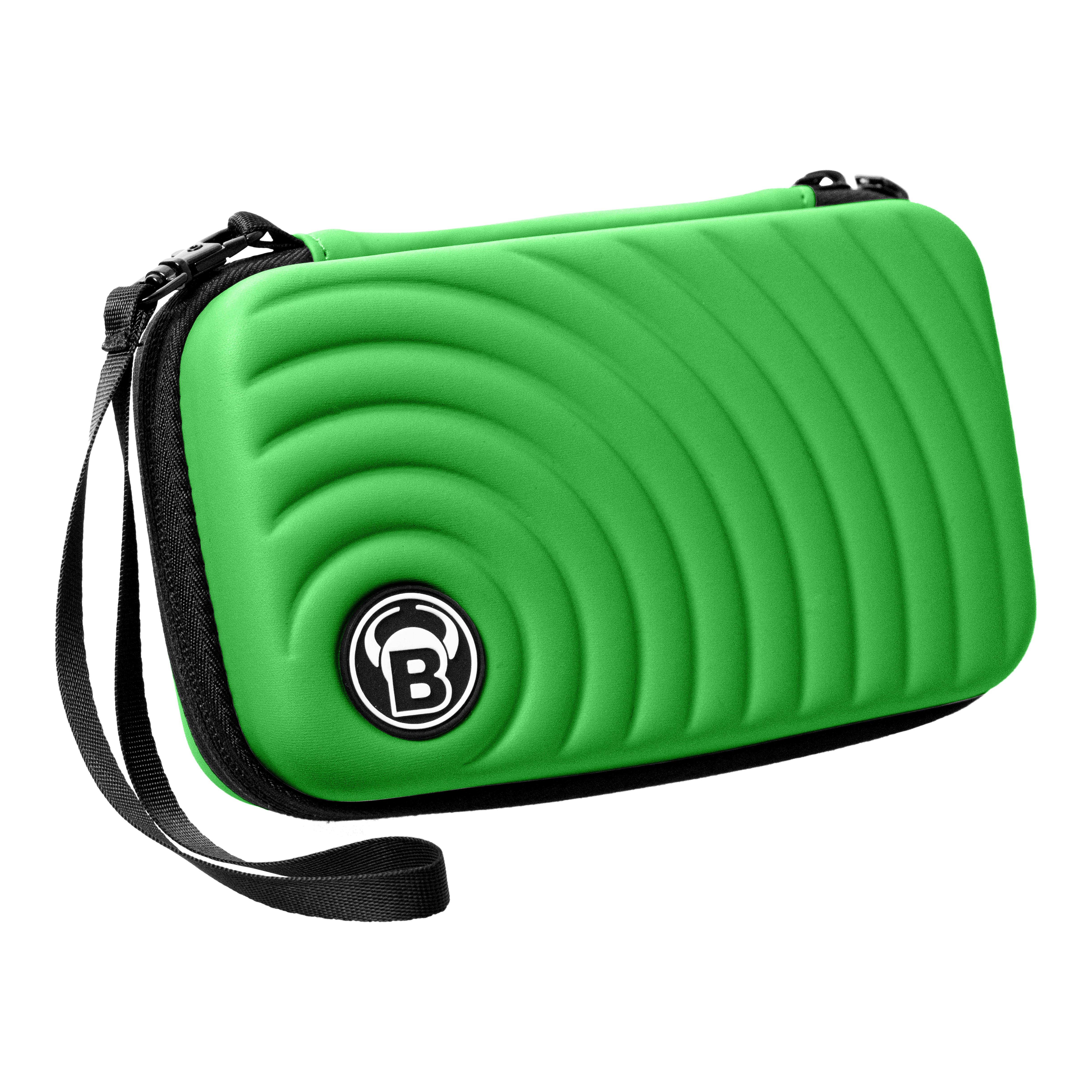 Beazd Orbis XL dartkoffer - Groen Hier ist die Beazd Orbis XL Dartcase abgebildet. Das Etui eignet sich zur Aufbewahrung von Dartzubehör.