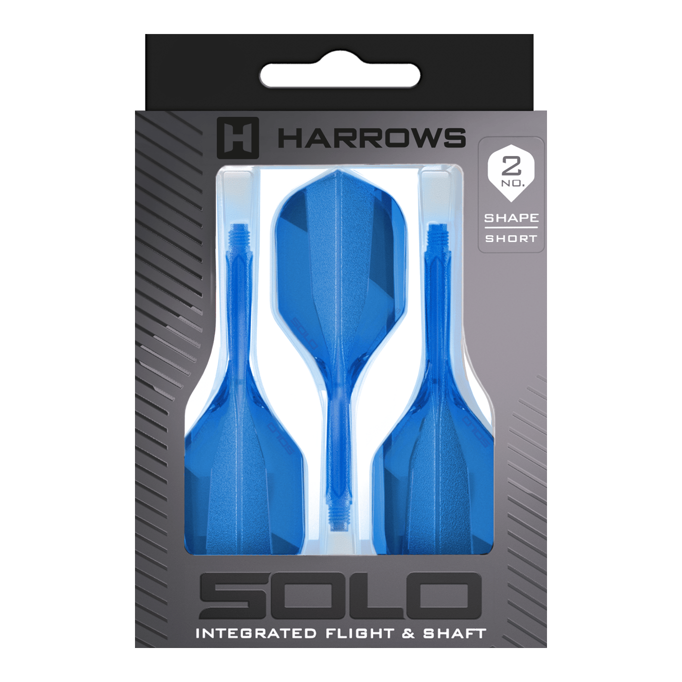Harrows Solo No2 Flight-Shaft-System - Blau Harrows Solo No2 Flight-Shaft-System - Blau