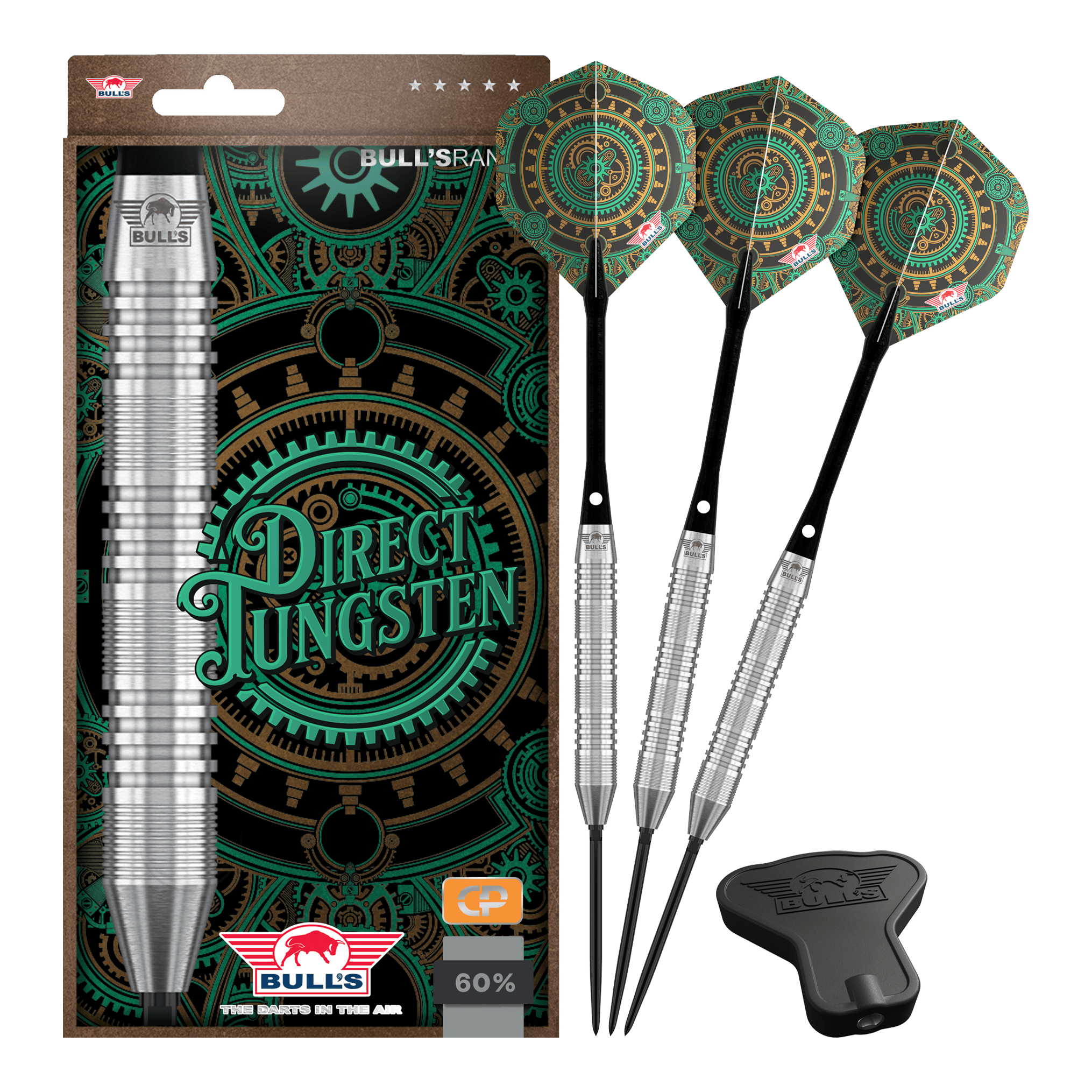 Bulls NL Direct Tungsten Convertible Point stalen dartpijlen - 23 g