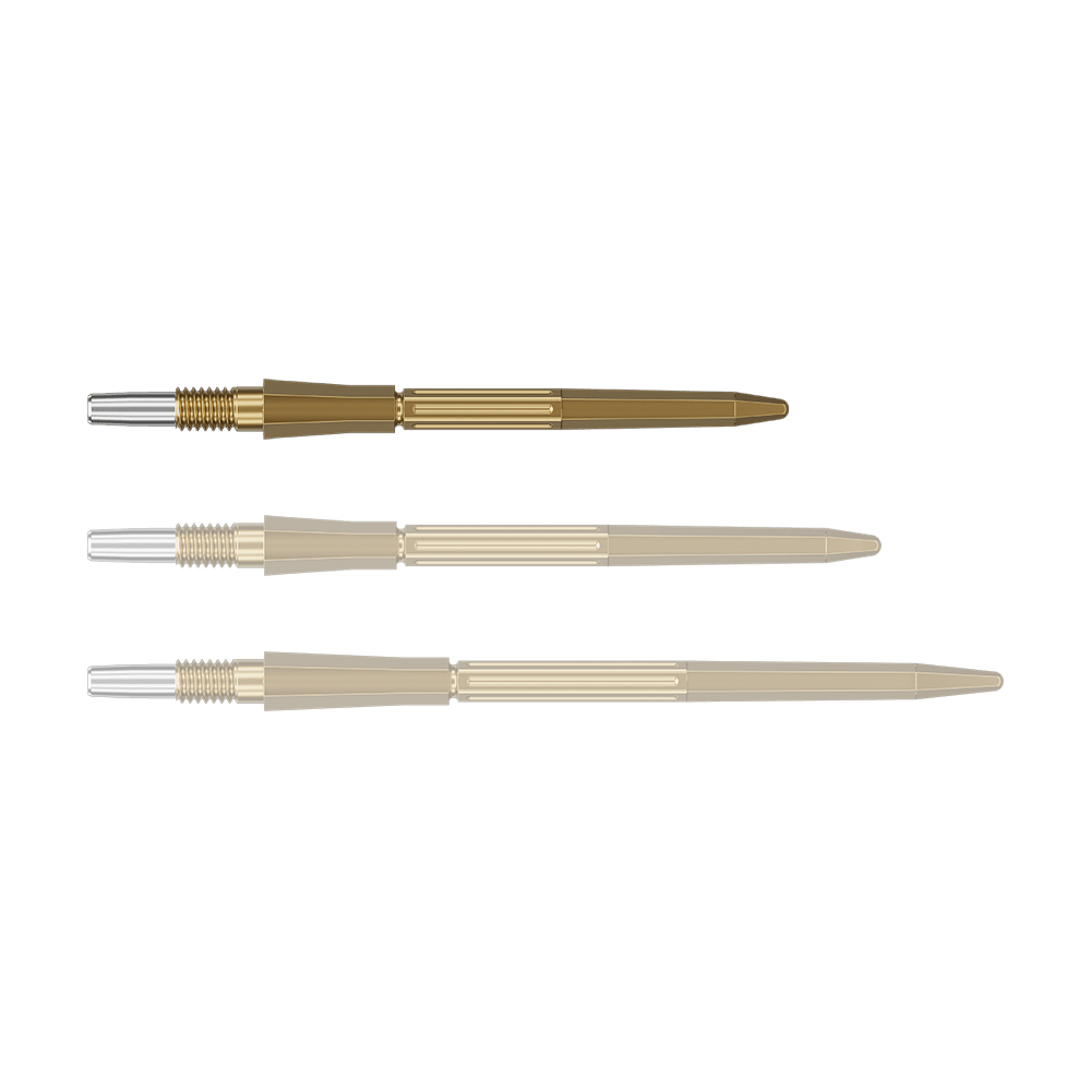 Target Elysian Archetype 43 Swiss Point stalen dartpijlpunten - Goud Auf dem Foto sind goldfarbene SwissPoint Dartspitzen mit 30 mm Länge zu sehen. Die Dartspitzen sind für Zielgenauigkeit beim Dartspiel entwickelt.