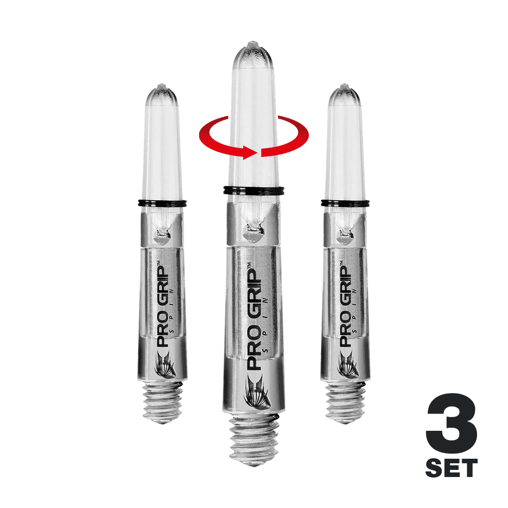 Target Pro Grip Spin Shafts - 3 Sets - Transparant