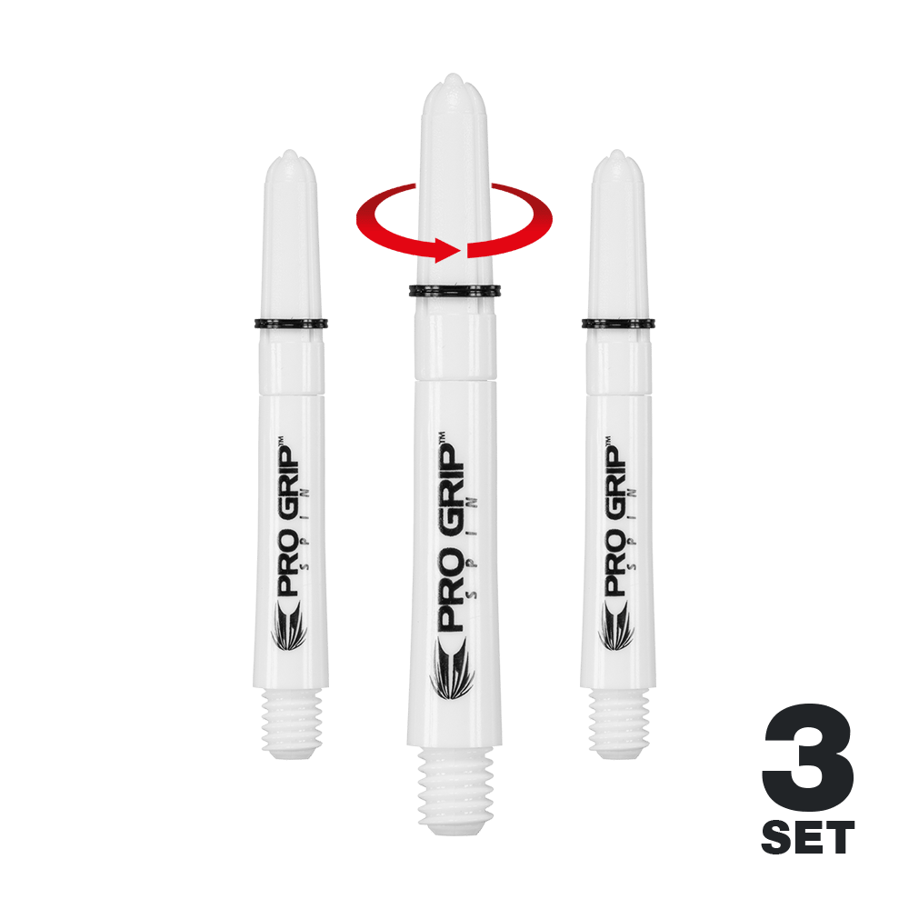 Target Pro Grip Spin Shafts - 3 Sets - Wit