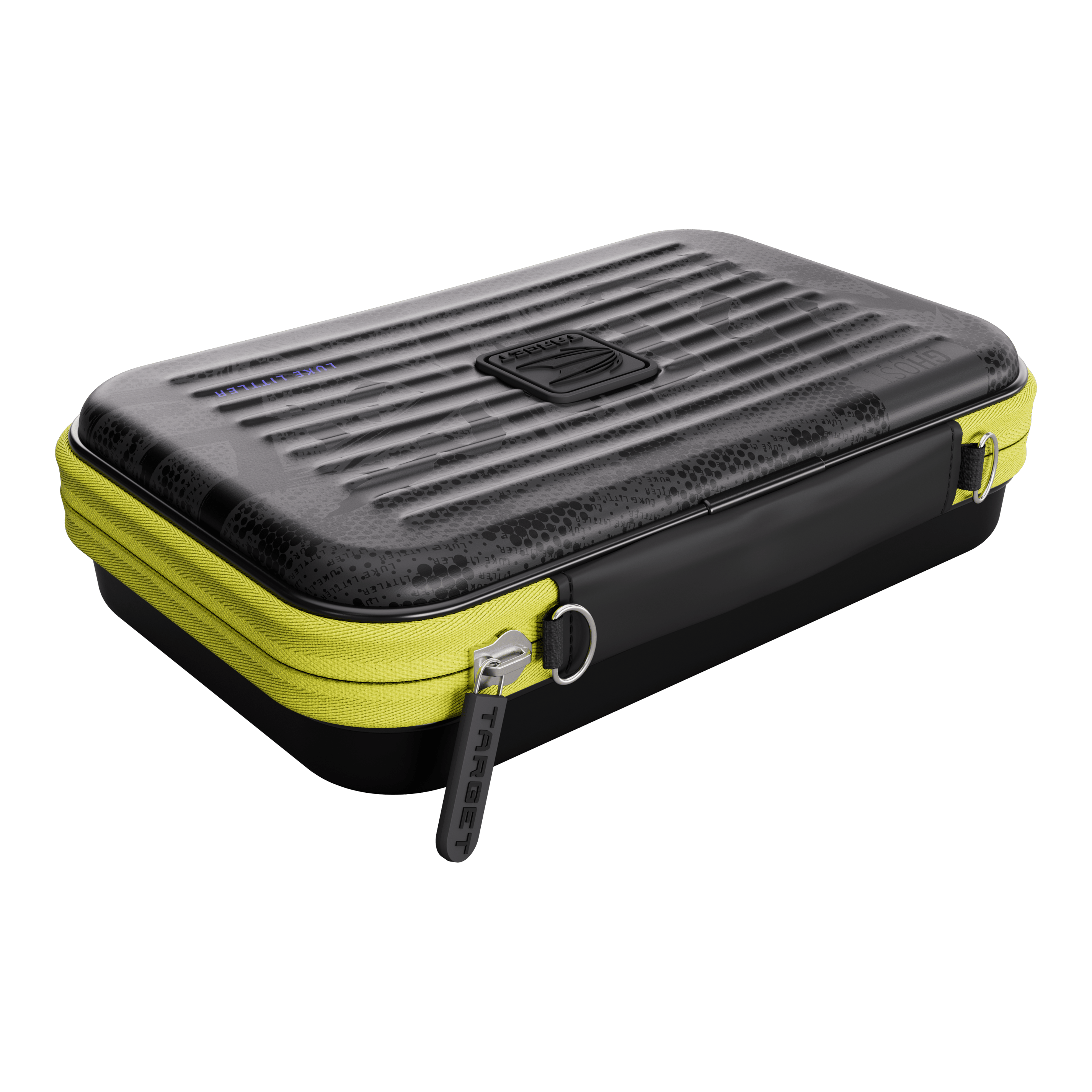 Abgebildet ist das Takoma XL Ghost Series Luke Littler Dartcase. Dieses Etui dient zur sicheren Aufbewahrung von Darts.