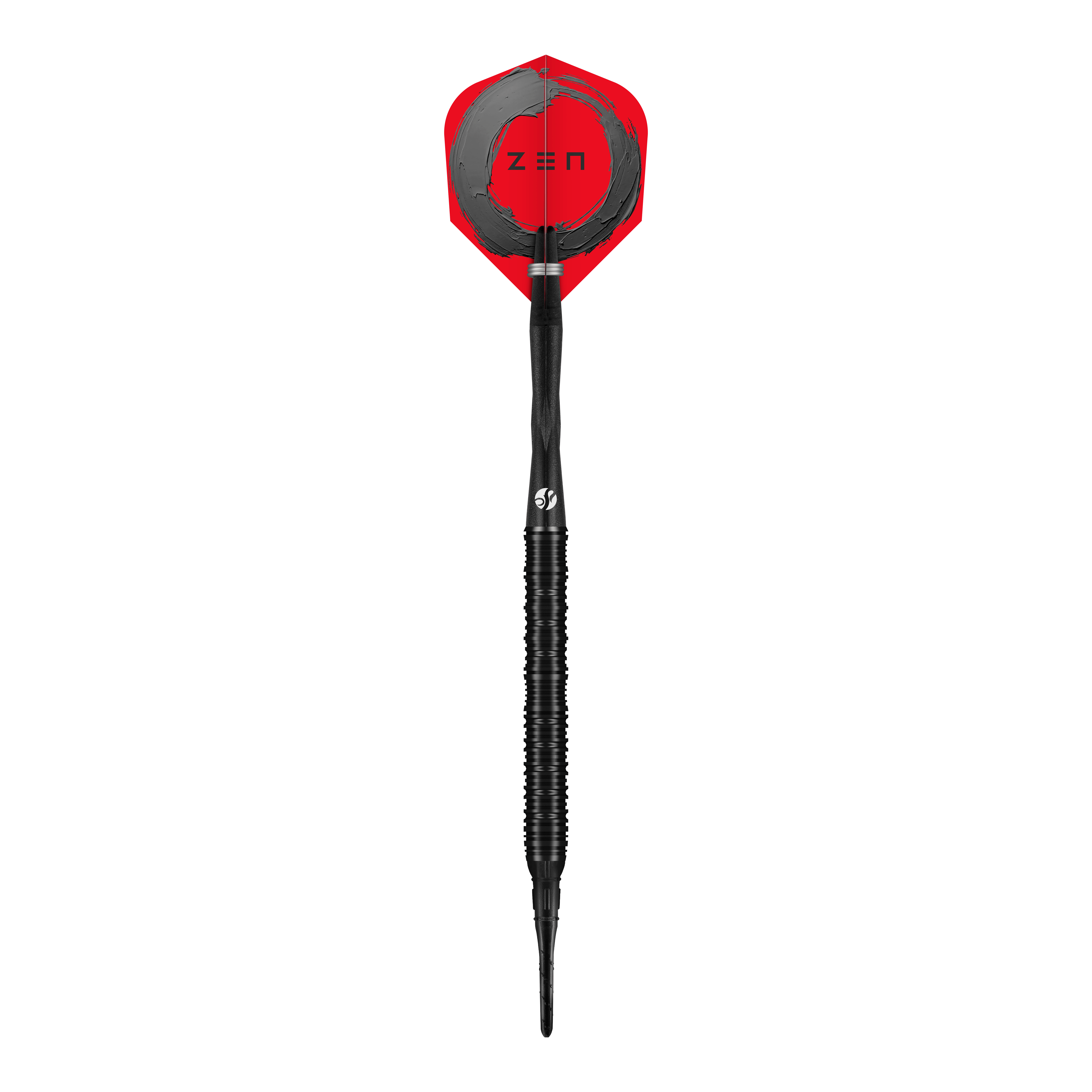 Shot ZEN Rechte Zachte Dartpijlen - 20 g Das Bild zeigt die Shot ZEN Straight Softdarts mit einem Gewicht von 20g. Die Darts sind für das Softdartspiel geeignet.