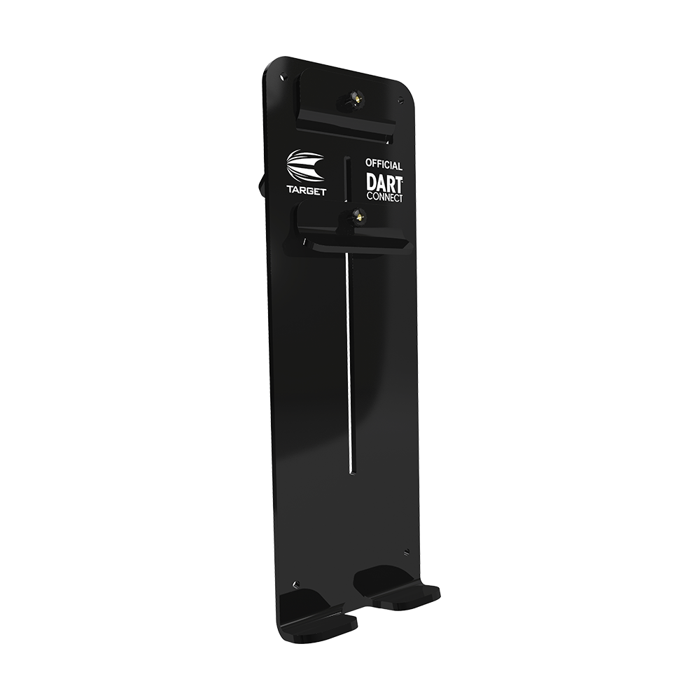 119649_Target_Tablet_Wandhalterung_1 Auf dem Bild ist die "Target Tablet Wandhalterung" zu sehen. Sie ist eine schwarze Halterung zur Befestigung eines Tablets an der Wand.