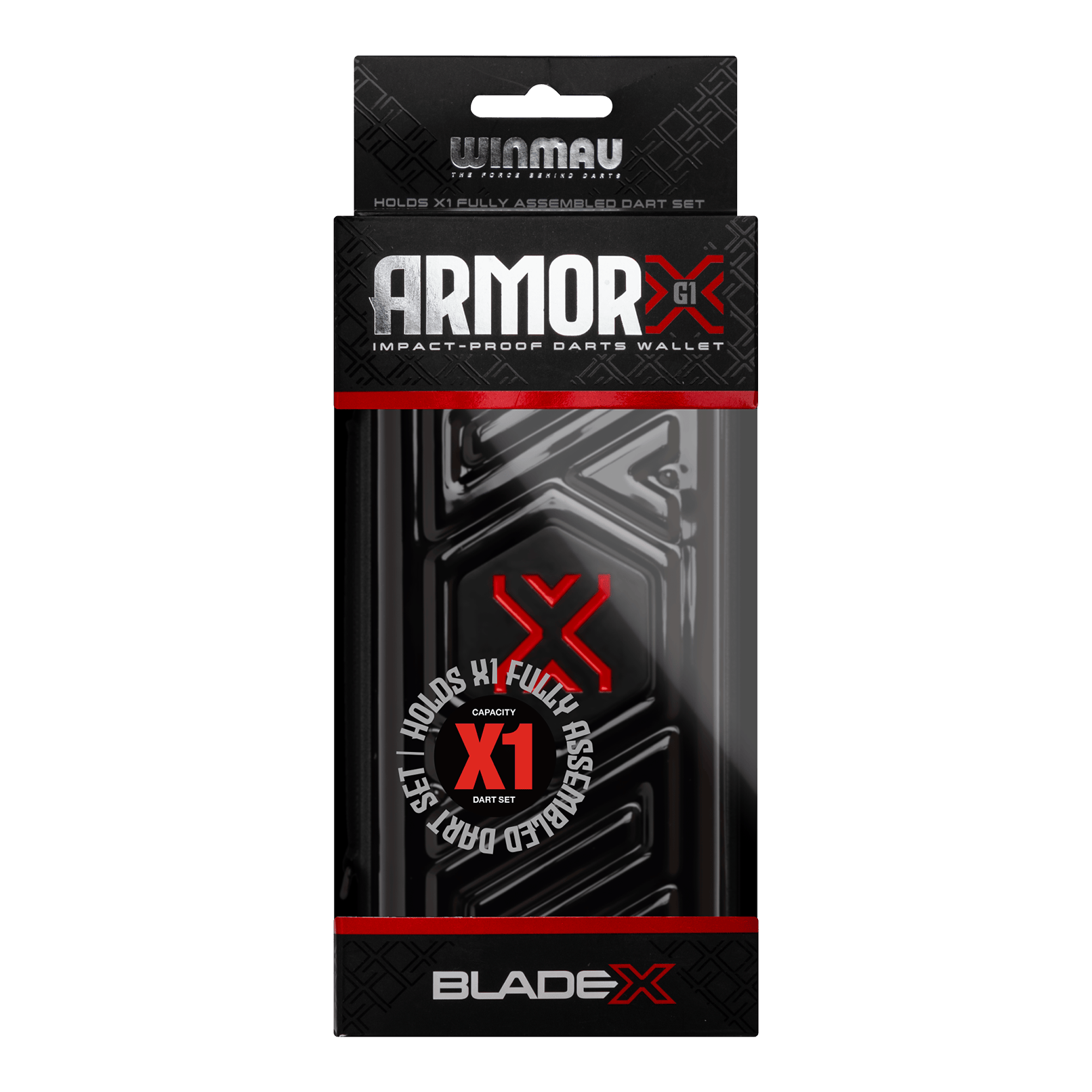 Winmau Blade X Armor G1 dartportemonnee Ein Bild mit dem Dateinamen 8534_Winmau_Blade_X_Armor_G1_Dartwallet_3. Es zeigt vermutlich ein Produkt aus dem Bereich Darts oder Zubehör.