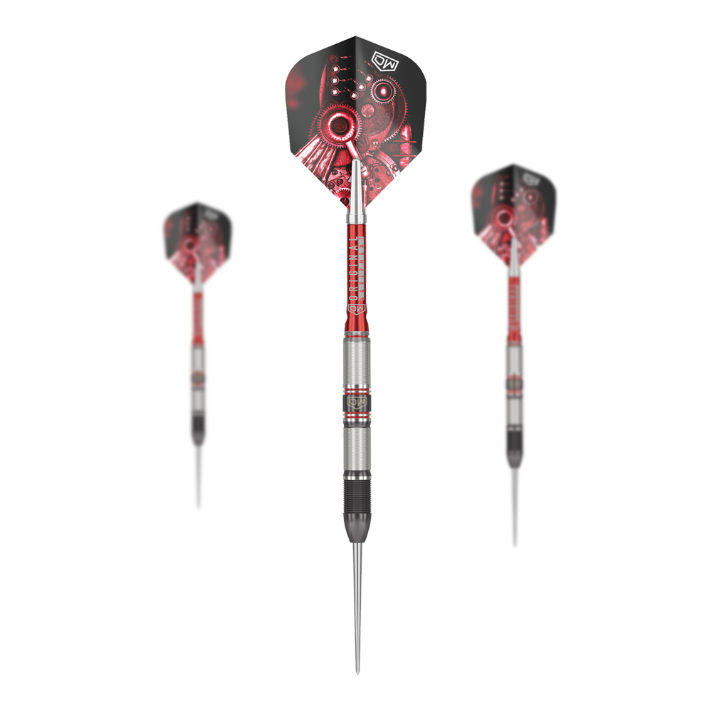 DW Piranha Razor 02 stalen dartpijlen - 23g