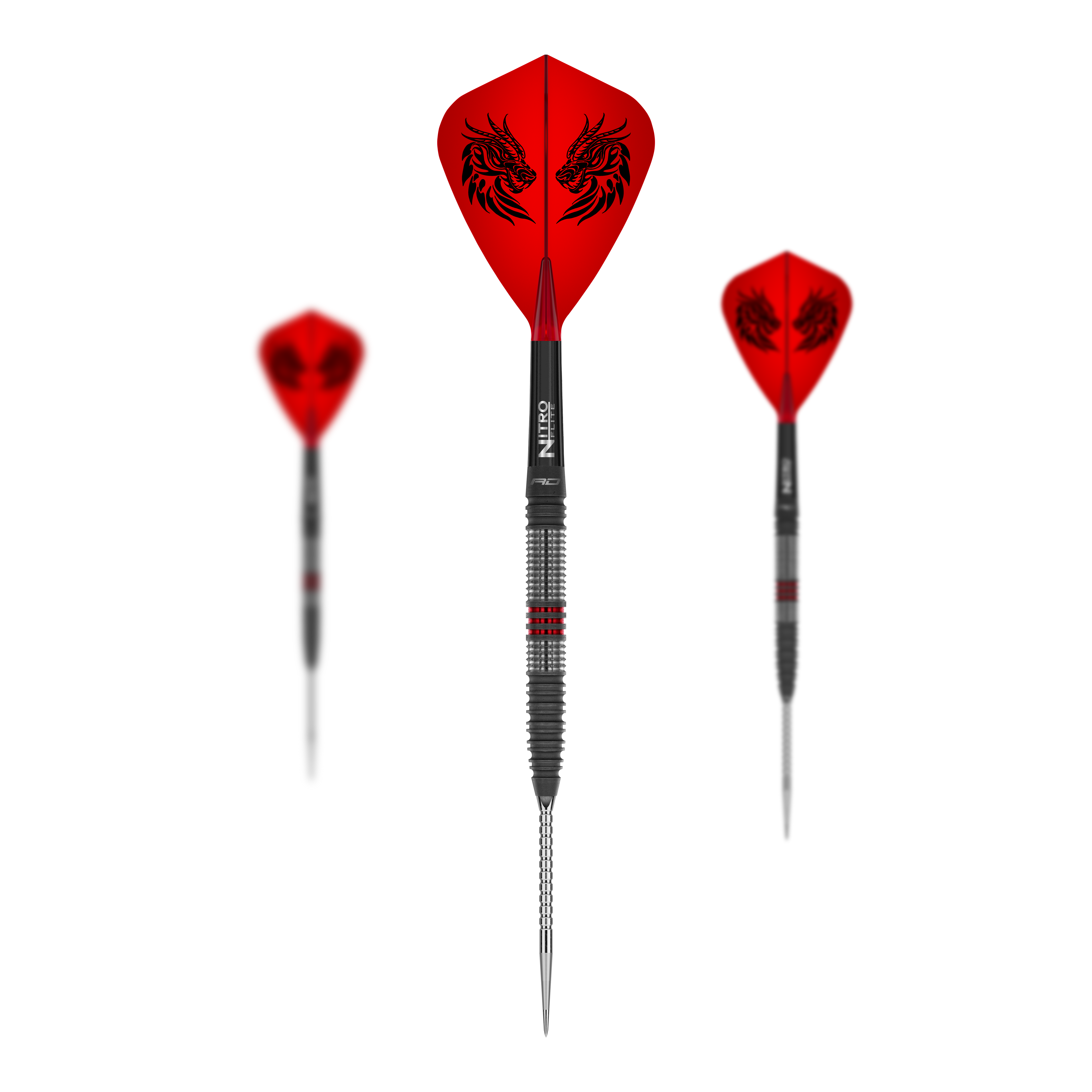 Red Dragon Jonny Clayton Hireath Switch Point stalen dartpijlen Das Foto stellt ein Set der Red Dragon Jonny Clayton Hireath Switch Point Steeldarts dar. Dieses Set bietet alles für ein professionelles Dartspiel.