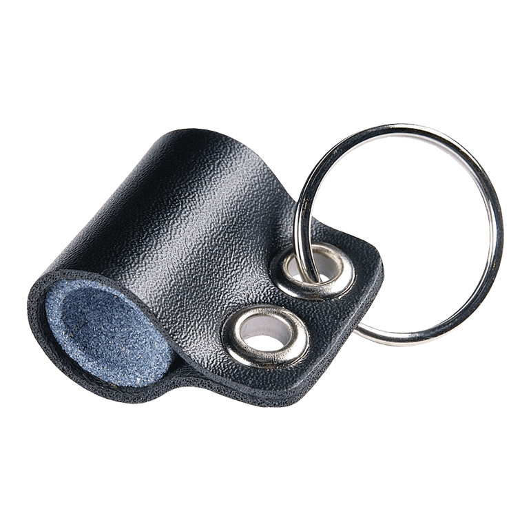 Nodor sleutelhanger dartslijper slijpsteen Das Bild zeigt einen Winmau Keyring Dart Sharpener Schleifstein. Es handelt sich um einen kleinen Dartschleifstein mit Schlüsselanhänger.