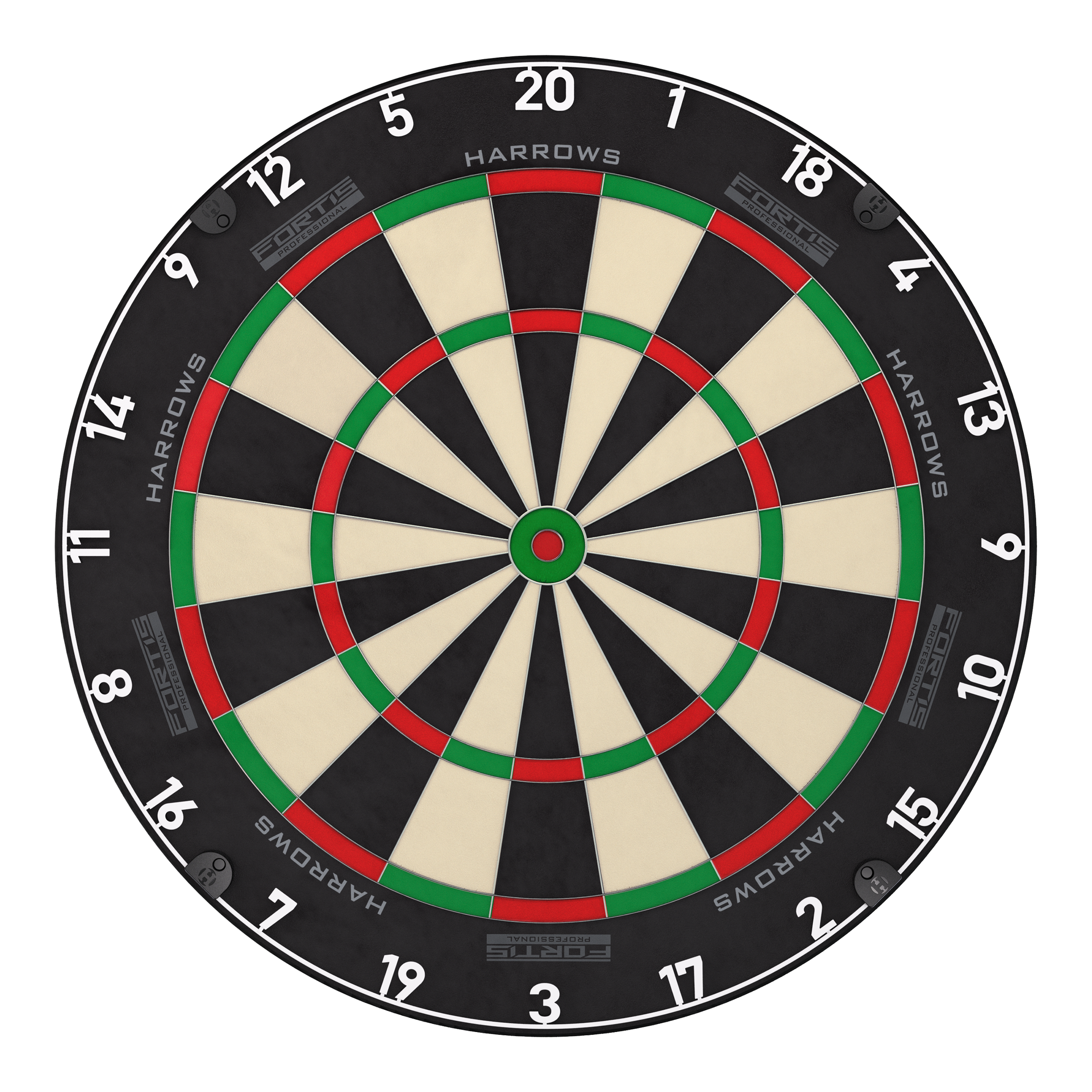 Harrows Fortis stalen dartbord Hier sieht man das Produkt Harrows Fortis Steeldartboard. Es bietet eine erstklassige Spielfläche für Dartfans.