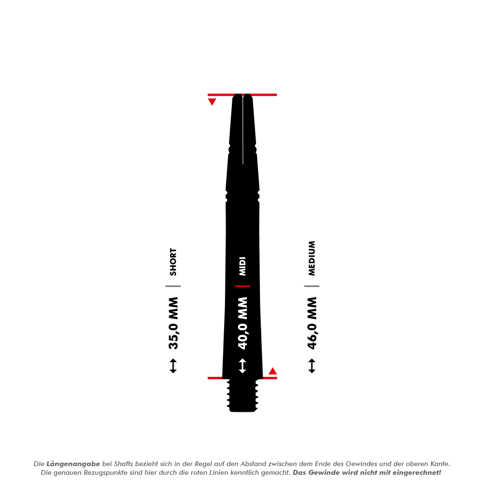 Harrow&#39;s Alamo VS2 Shafts - Rood