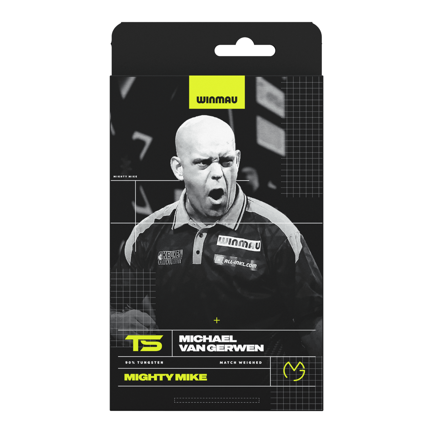 Winmau Michael Van Gerwen TS zachte dartpijlen - 18g Winmau Michael Van Gerwen TS zachte dartpijlen - 18g