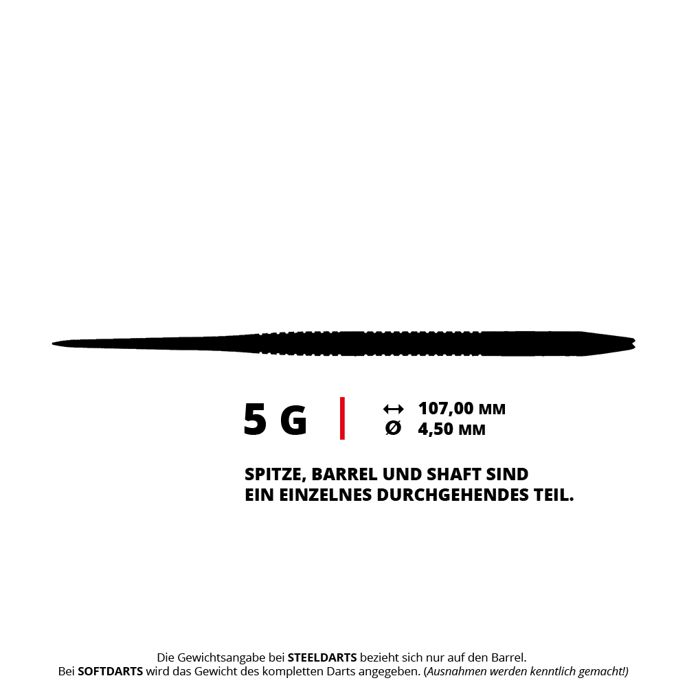 Caliburn TTD Complete Titanium T1 Zilveren Steeldarts - 5g Abgebildet sind die Caliburn TTD Complete Titanium T1 Silver Steeldarts - 5g. Diese silbernen Steeldarts sind besonders leicht und bestehen aus Titan.