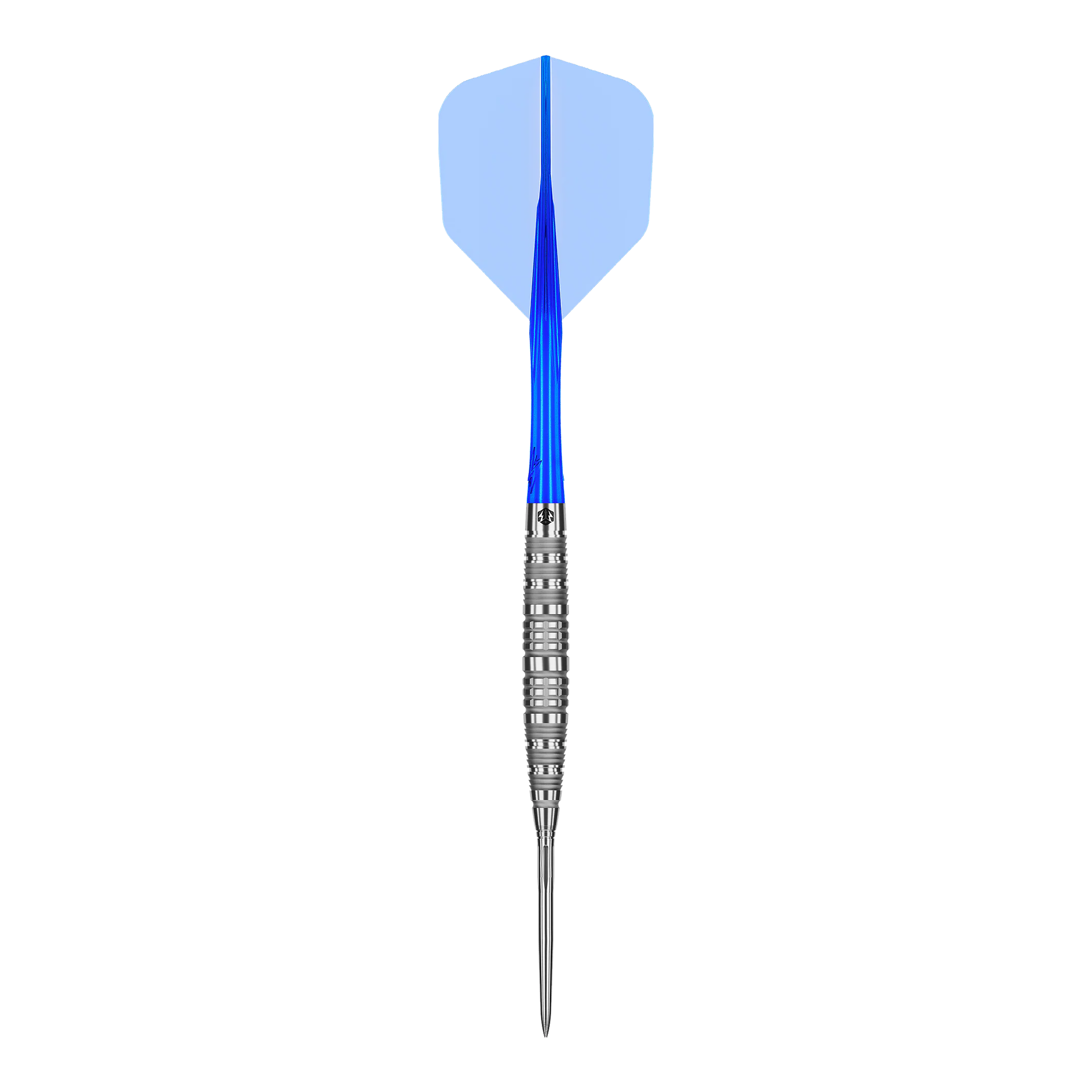 Caliburn Rix EZ-EVO R6 stalen dartpijlen Das Produkt Caliburn Rix EZ-EVO R6 Steeldarts wird gezeigt. Die Aufnahme hebt die Gestaltung und die Struktur des Darts hervor.