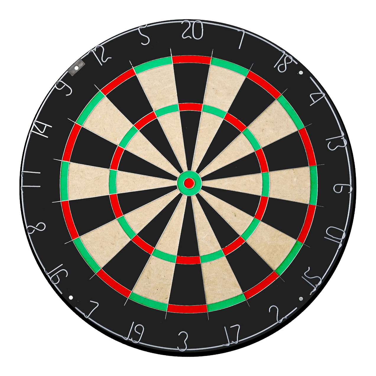 Karella Dartboard BullOut Set inclusief 2 sets stalen darts Abgebildet ist das Karella Dartboard BullOut Set mit zwei Sätzen Steeldarts. Das Produkt ist perfekt für Darts-Fans und beinhaltet ein Dartboard sowie Steeldarts.