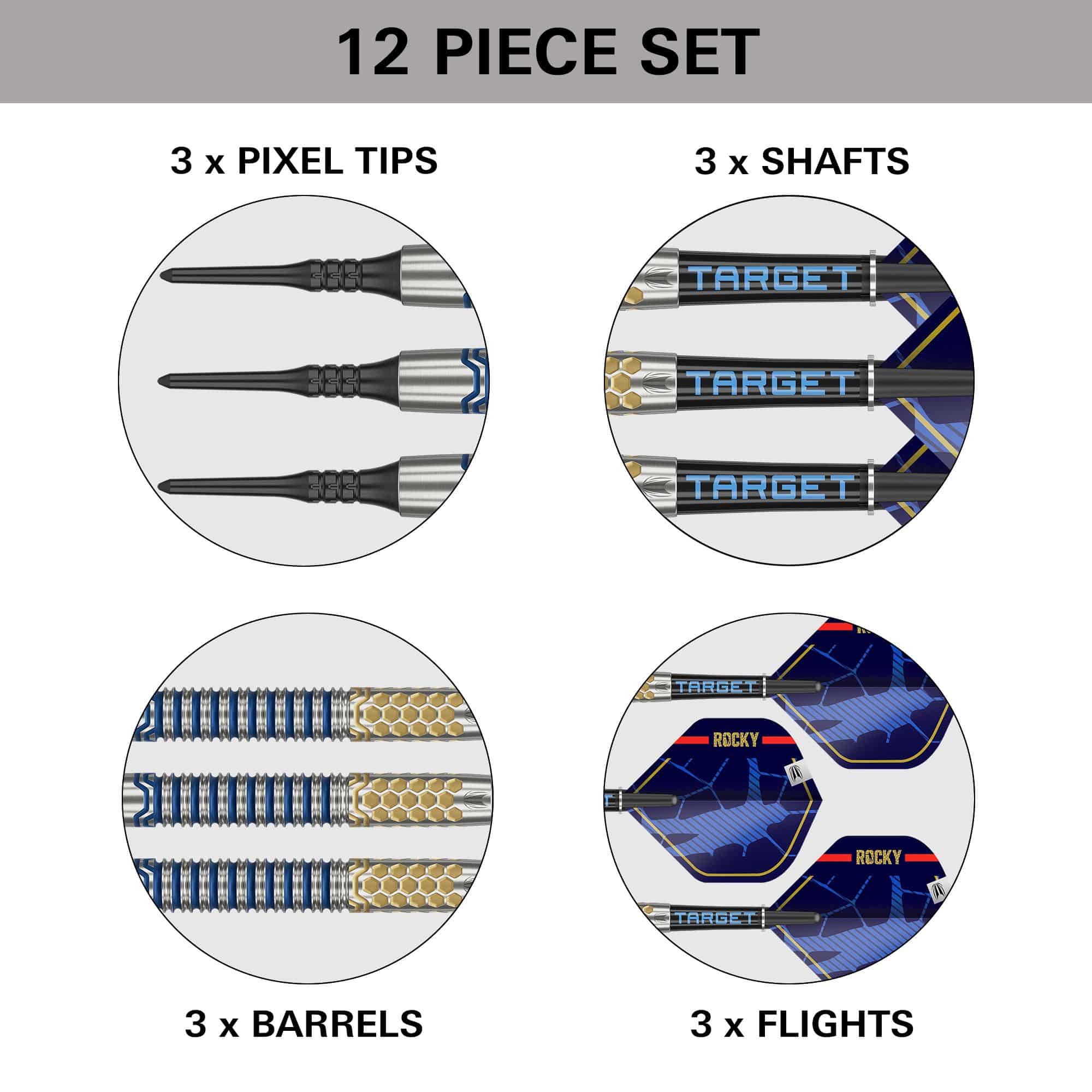 Target Josh Rock GEN1 Zachte darts - 20 g