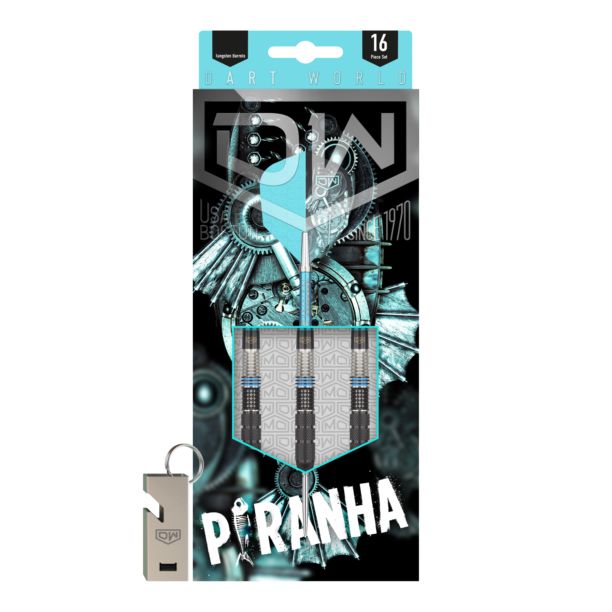 DW Piranha 01 stalen dartpijlen
