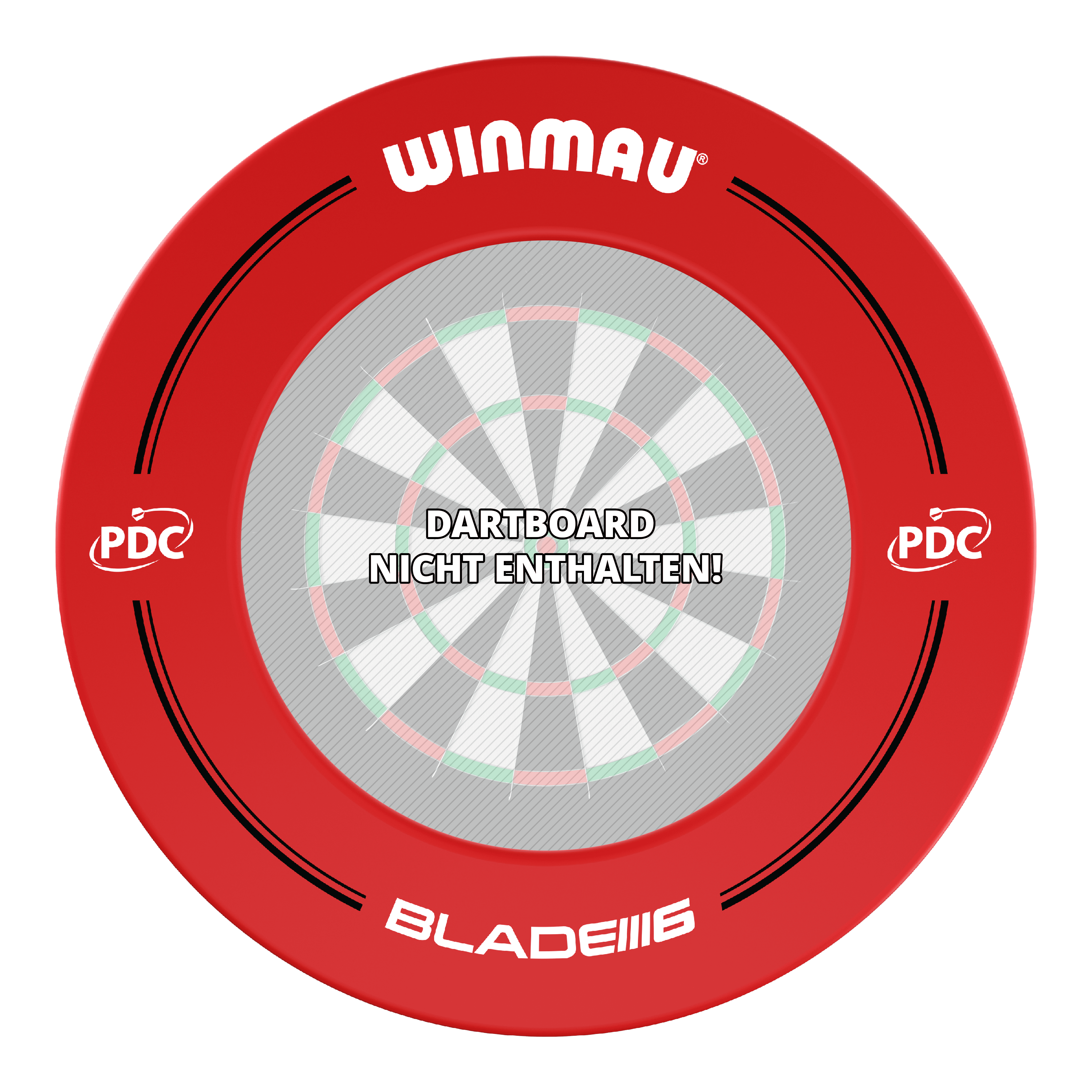 Winmau PDC Dartboard Surround - Rot