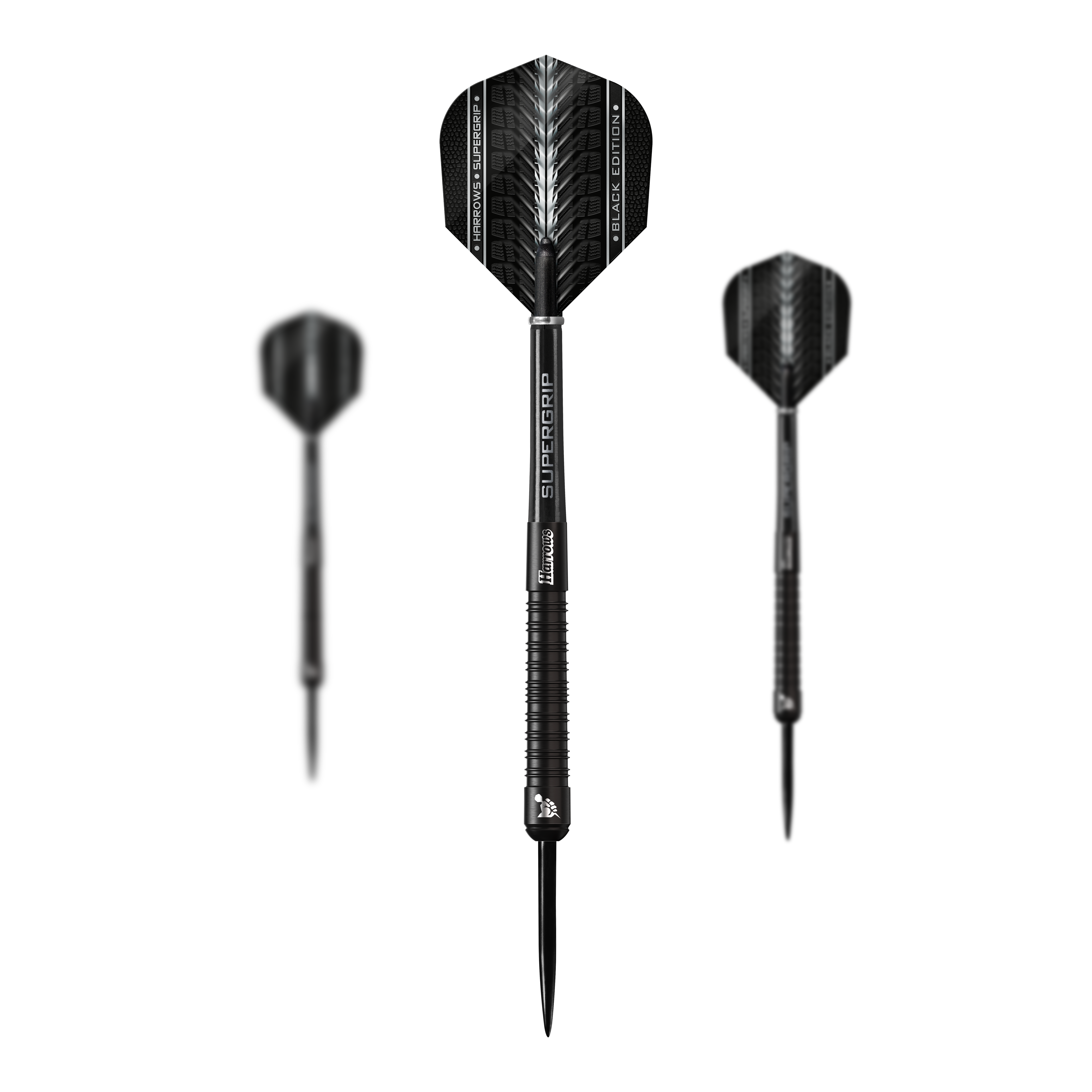 Harrows Supergrip Black Edition stalen darts
