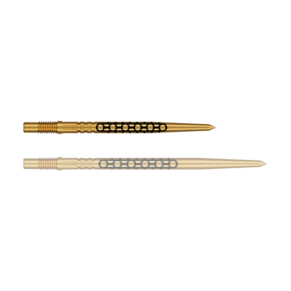 Shot Turbo Point Goths Dartpunten - Goud Shot Turbo Point Goths Dartpunten - Goud