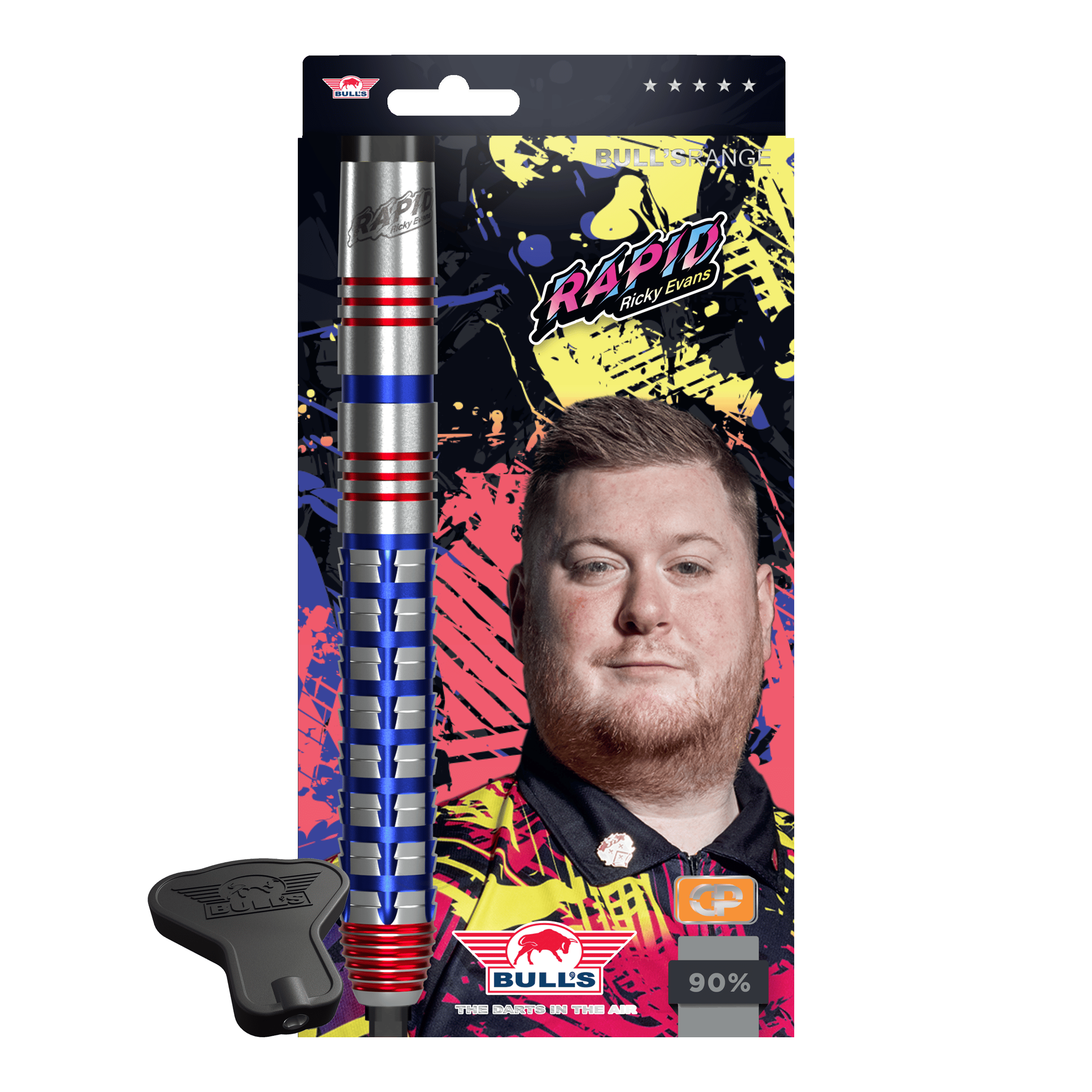 Bulls NL Ricky Evans Rapid Convertible Point stalen dartpijlen