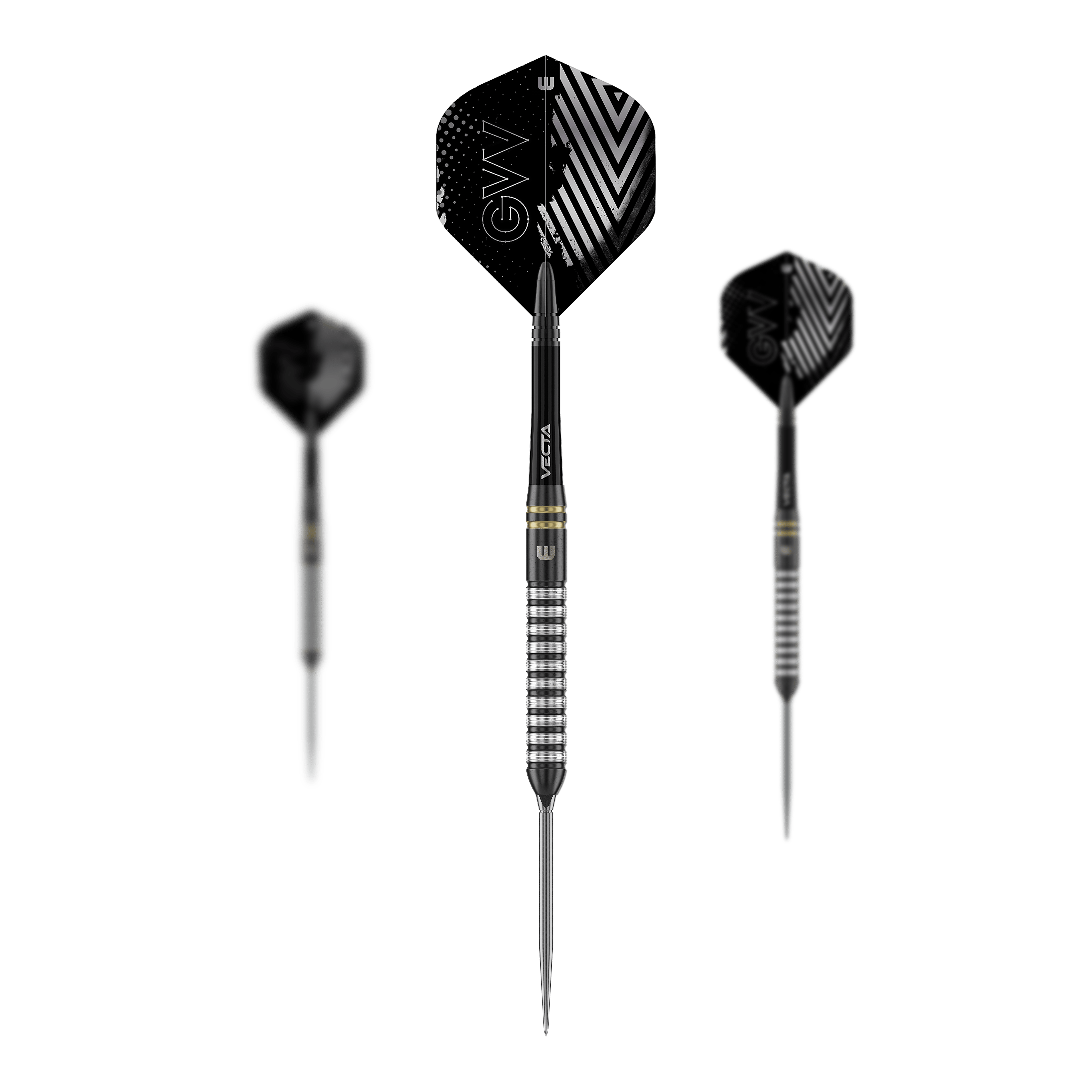 Winmau Gian Van Veen TS Switch Point stalen dartpijlen