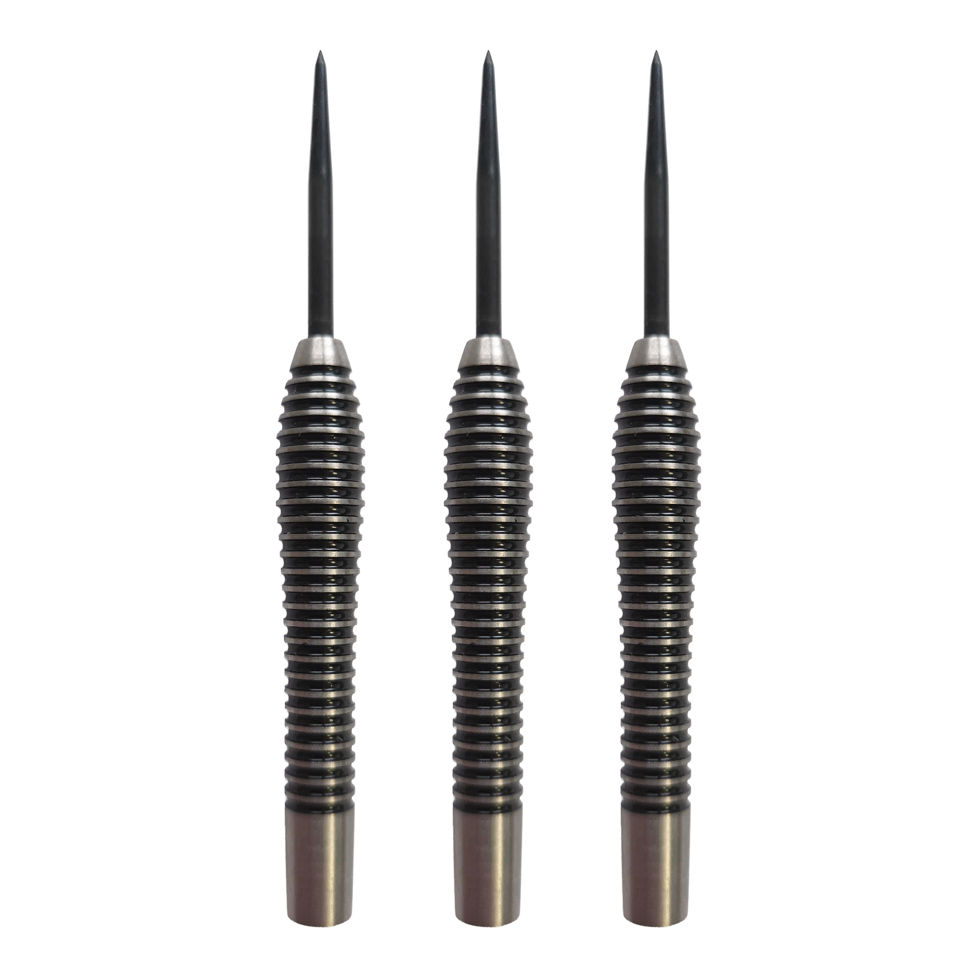 McDart Black Ring Teardrop stalen dartpijlen - 24 g Abgebildet ist das Produkt McDart Black Ring Teardrop Steeldart-Barrels - 24g. Es handelt sich um ein Set von Steeldart-Barrels in schwarz mit Ringdesign.
