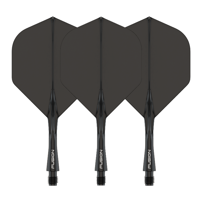 Winmau Fusion Flight Shaft-systeem standaard zwart