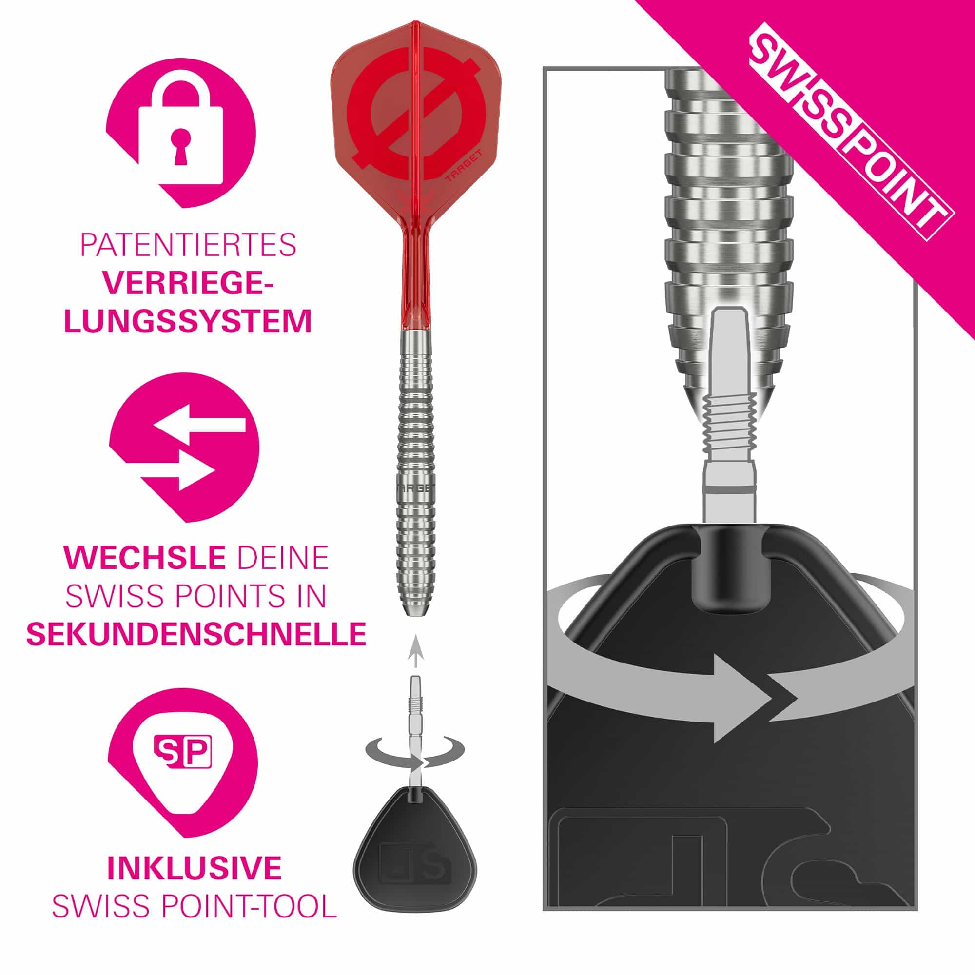 Targetgroep O 01 Swiss Points Steeldarts