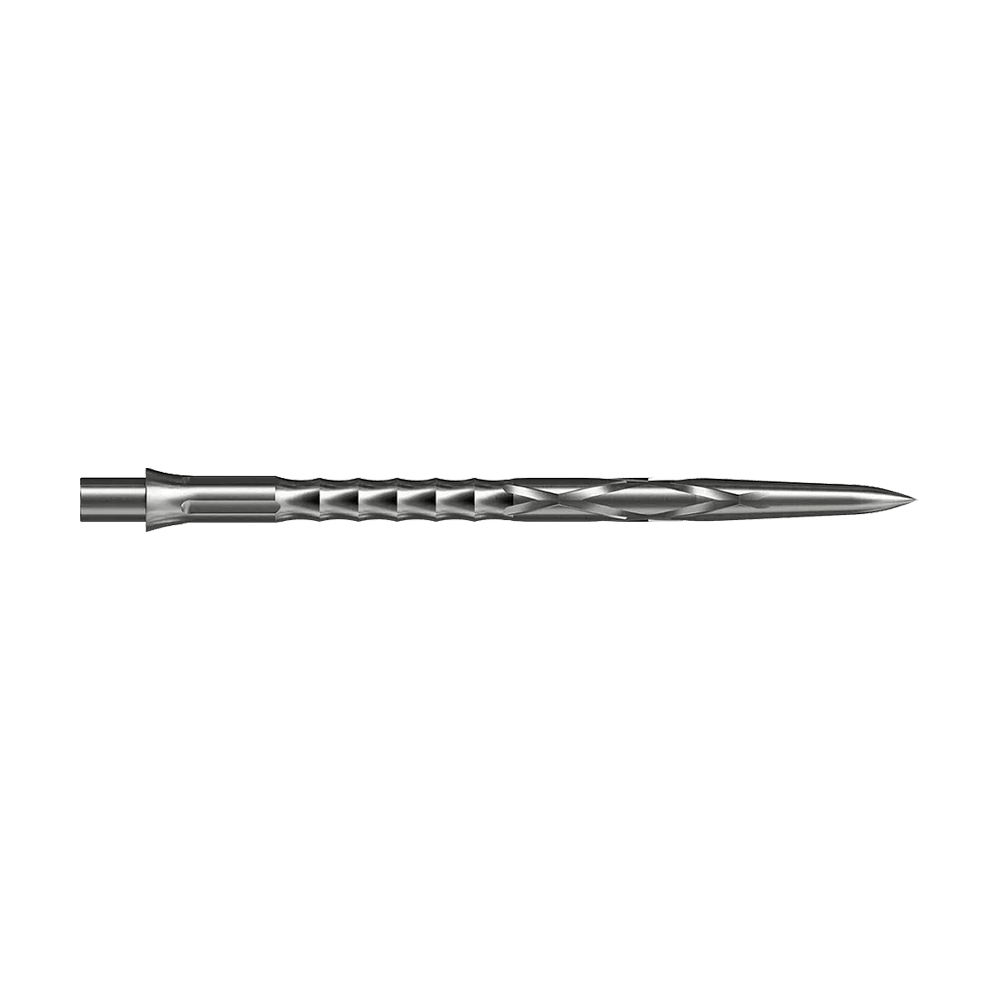 Caliburn System stalen dartpunten - HAN G2 - Zilver Abgebildet sind Steeldartspitzen Caliburn Evo System, HAN G2, Silber, 40mm. Diese Dartspitzen eignen sich für den professionellen Einsatz.
