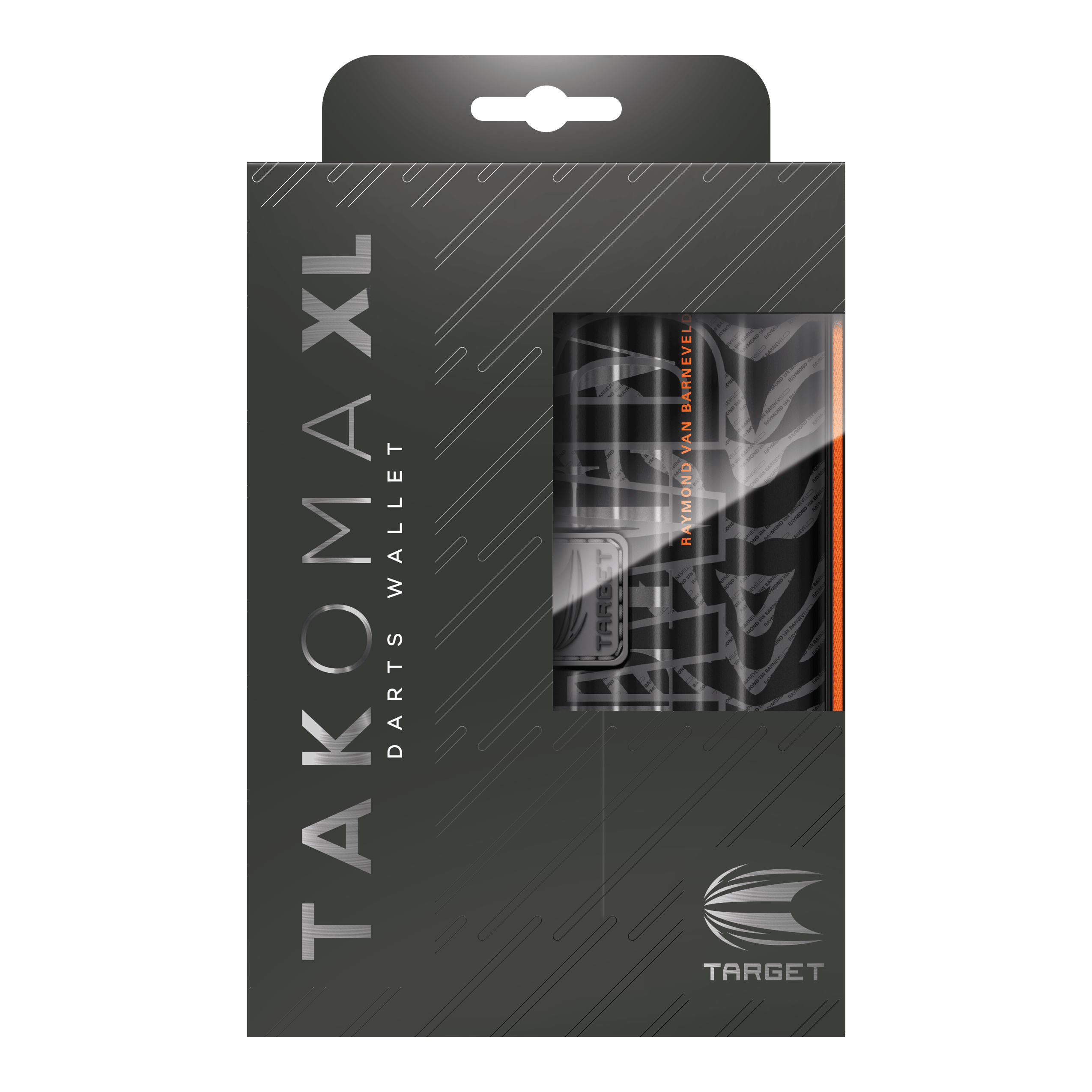 Takoma XL Ghost Series Raymond Van Barneveld dartkoffer Auf dem Bild ist das Takoma XL Ghost Series Raymond Van Barneveld Dartcase zu sehen. Mit diesem Dartcase können die Pfeile sicher verstaut werden.