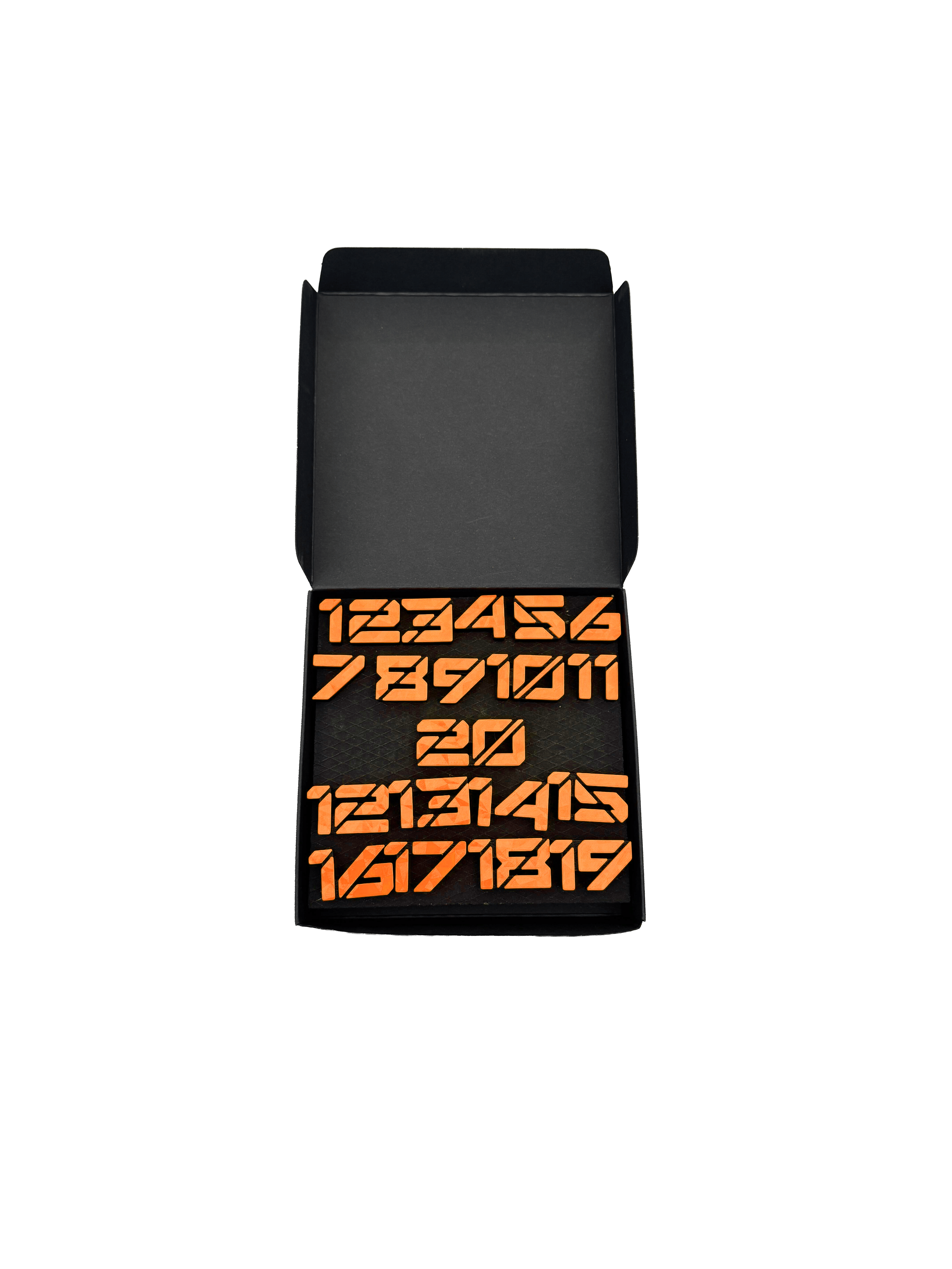 McDart Dartbord Nummerringen / Nummerring Cyber Das Bild hat den Dateinamen 'McDart Dartboard Steckzahlen Zahlenring Cyber orange 2'. Vermutlich ist darauf ein Zahlenring oder Steckzahlen in Orange für ein Dartboard zu sehen.