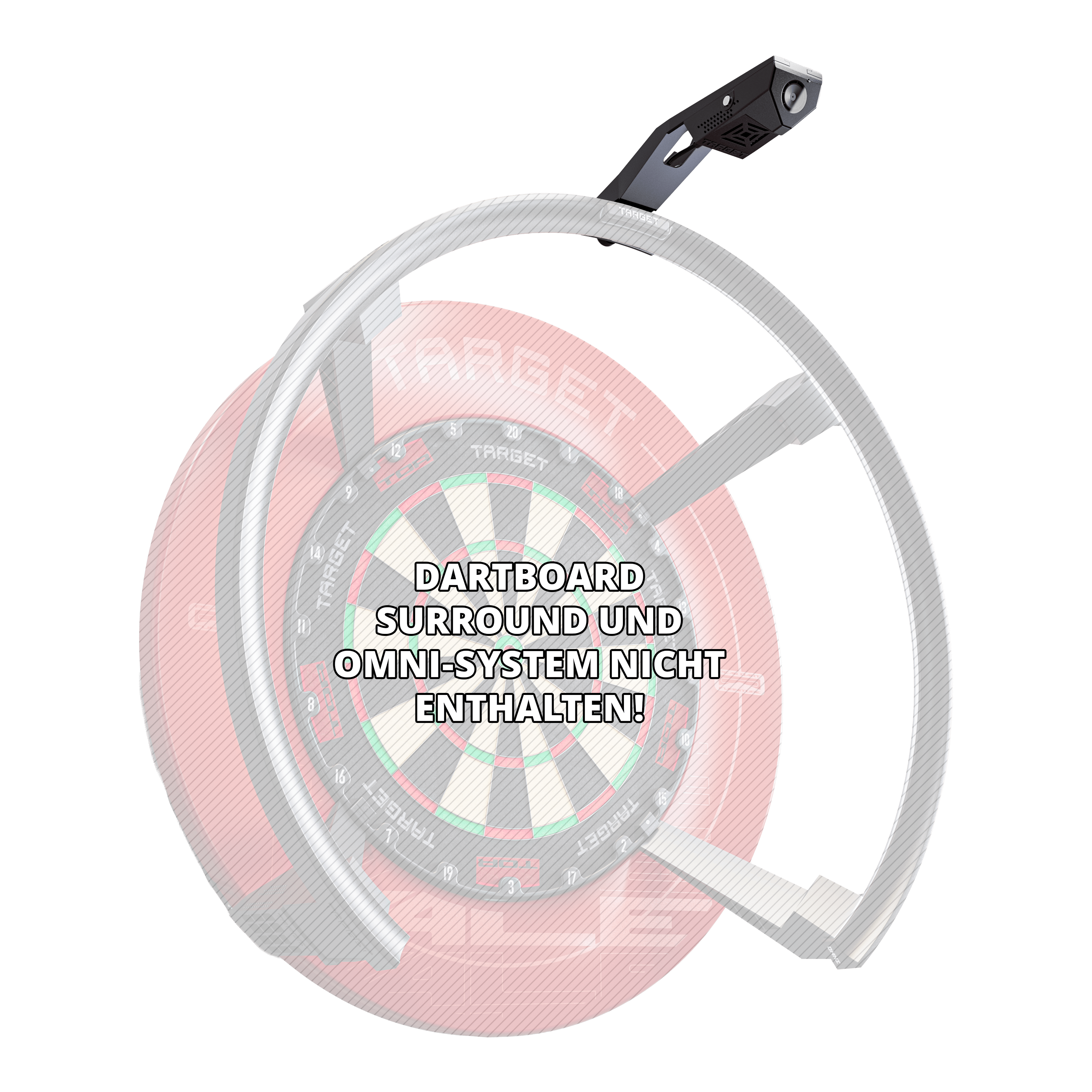 Target OMNI VIRT camera-arm Abgebildet ist der Target OMNI VIRT Kamera Arm. Der Kamera Arm bietet eine flexible Verwendung für Kameras im Dartsport.