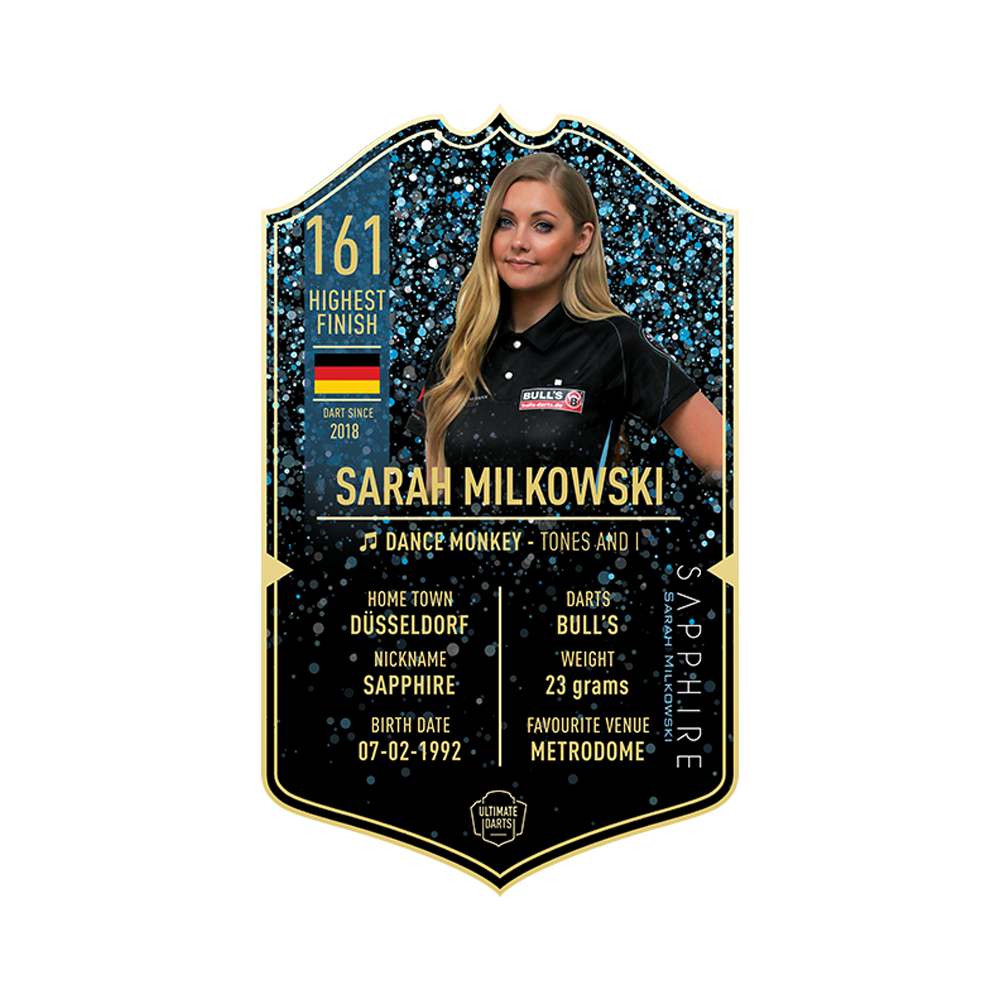 Ultimate Darts-kaart - Sarah Milkowski