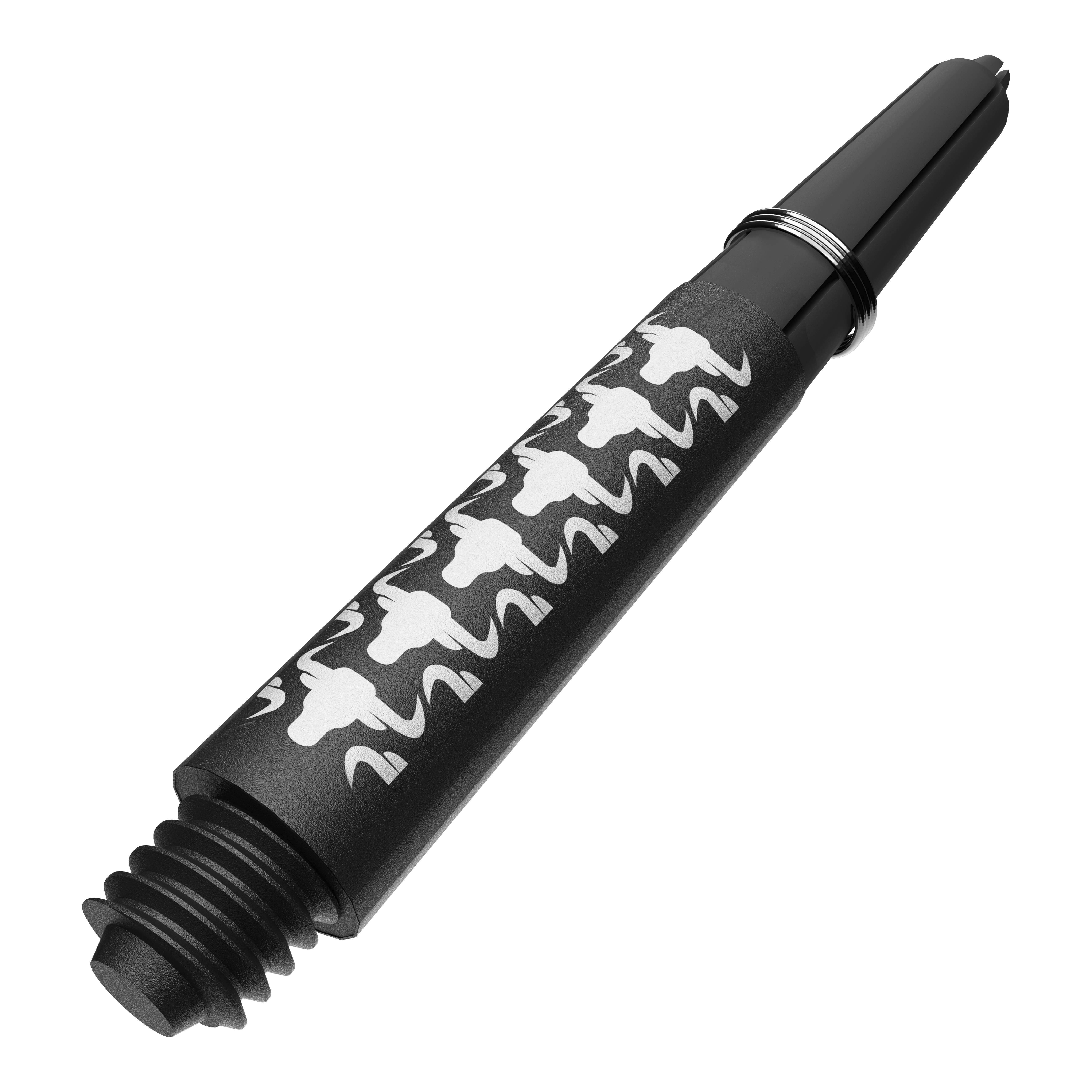 Bulls NL Capo Carbon shafts - wit Das Bild zeigt BullsNL Capo Carbon Shafts in Weiß, Short, 34mm. Es handelt sich um einen kurzen Schaft für Dartpfeile.