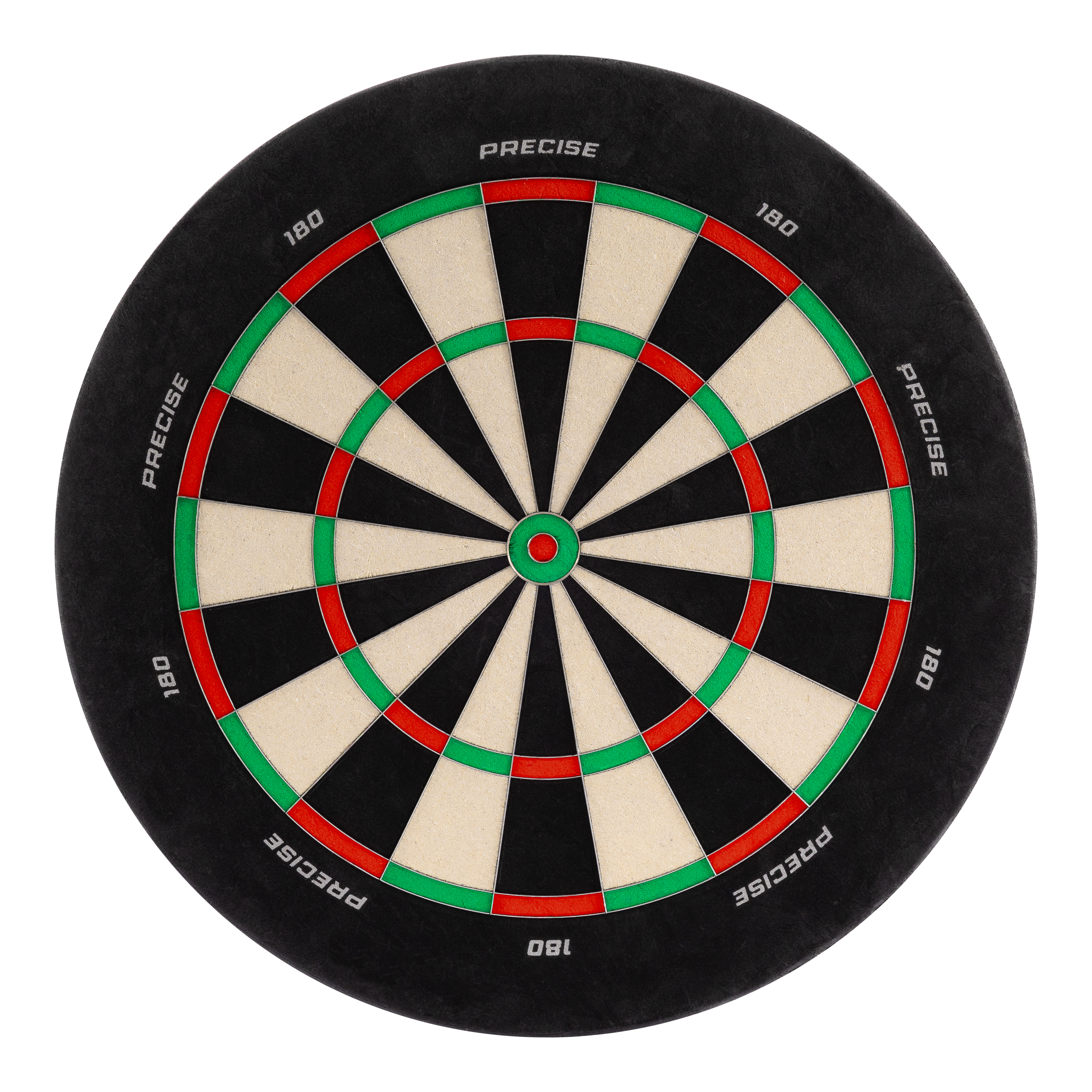 Precise 180 Endorphine stalen dartbord zonder nummerring Das Bild zeigt das Precise 180 Endorphine Steeldartboard ohne Nummernring. Es handelt sich um eine Dartscheibe für Präzisionsspiele.
