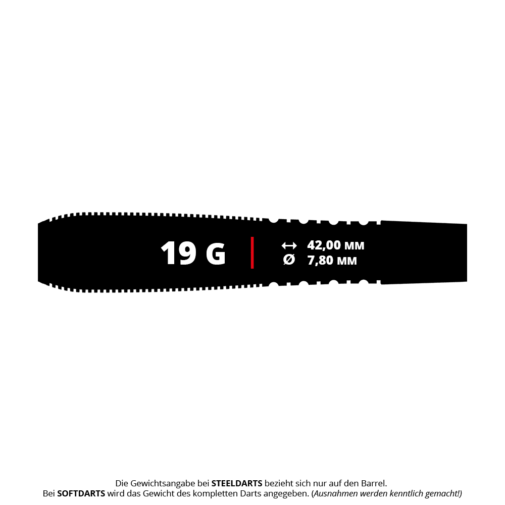 Bulls NL Chaos Blue Soft Darts - 19g Dieses Bild zeigt die Bulls NL Chaos Blue Softdarts - 19g. Die blauen Softdarts sind zum Spielen mit elektronischen Dartboards geeignet.