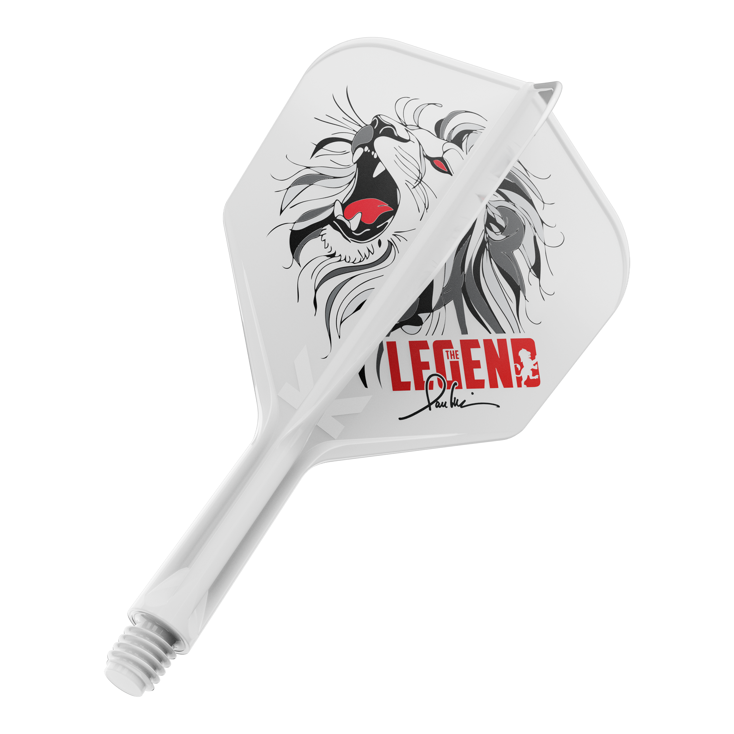 Target Japan K-Flex Paul Lim The Legend Gedrukte No6 Vluchten Gezeigt wird ein Dart-Flight-Set mit dem Namen '410264_Target_Japan_K-Flex_Paul_Lim_The_Legend_Printed_No6_Flights_19mm_1'. Es handelt sich vermutlich um bedruckte Flights im No6 Design mit 19 mm Größe.