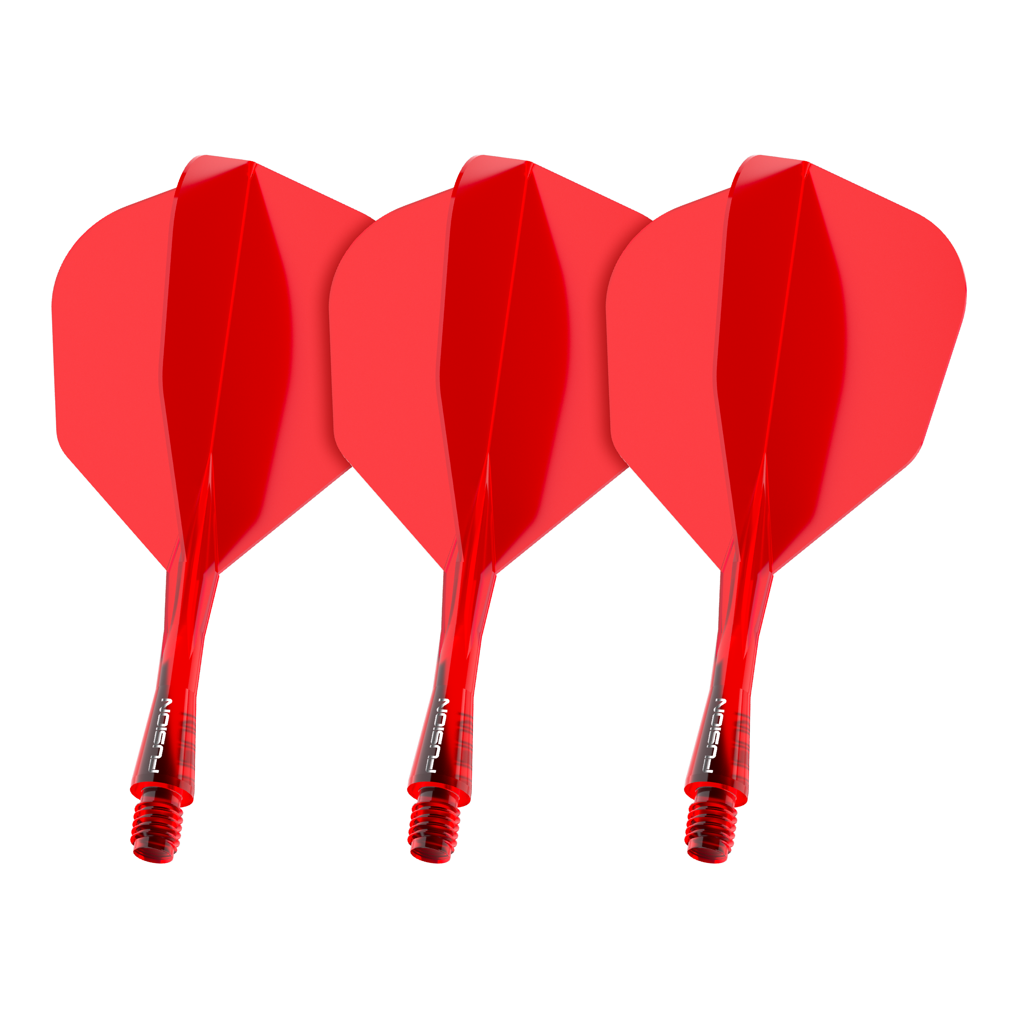 Winmau Fusion Flight Shaft System No6 Rood Dieses Bild zeigt das Winmau Fusion Flight Shaft System No6 in Rot mit einer Länge von 22 mm. Es handelt sich um ein Set für Dartpfeile.