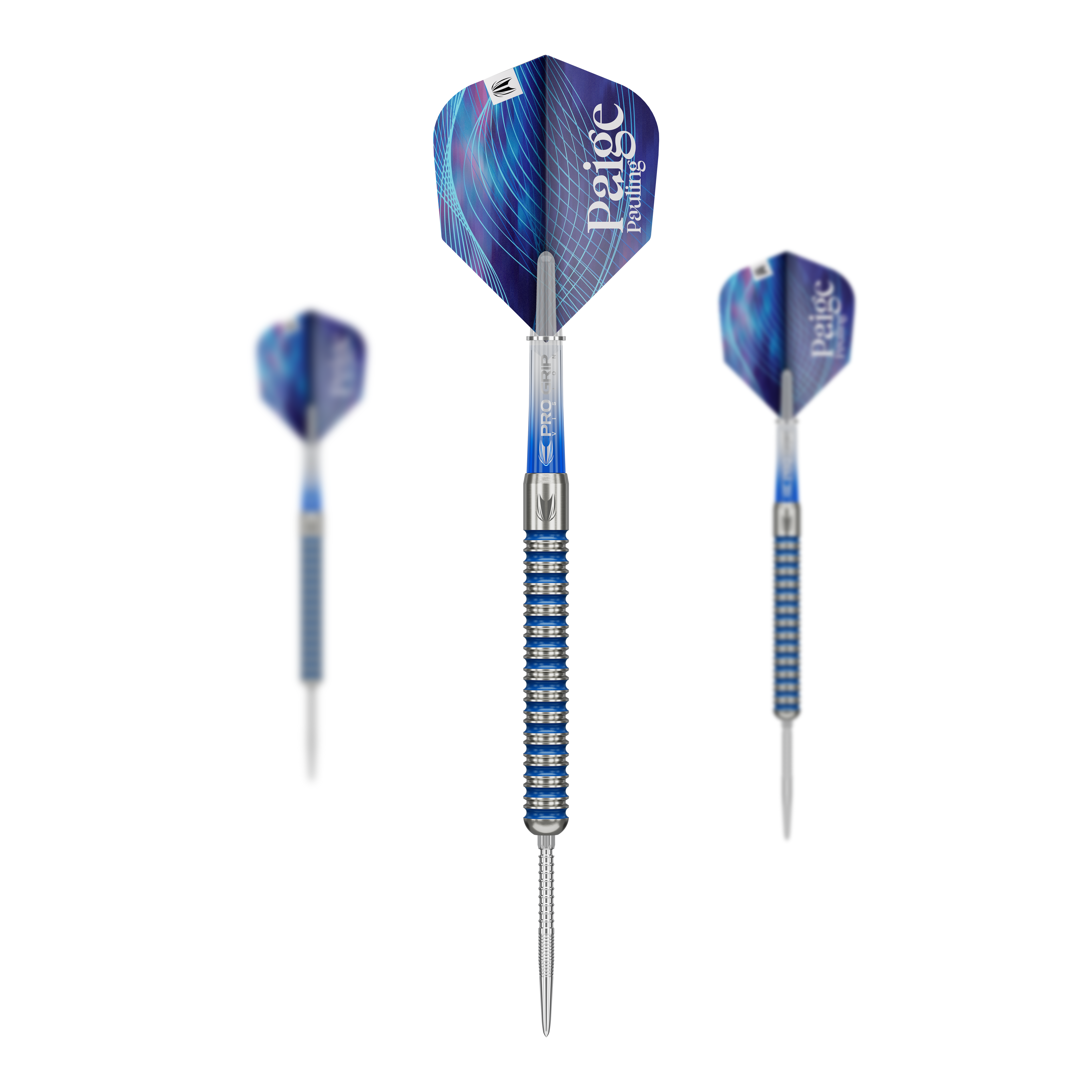 Target Paige Pauling GEN1 Swiss Points stalen dartpijlen - 22 g Abgebildet ist das Produkt Target Paige Pauling GEN1 Swiss Points Steeldarts - 22g. Dieses Bild zeigt eine Darts-Set bestehend aus hochwertigen Steeldarts.
