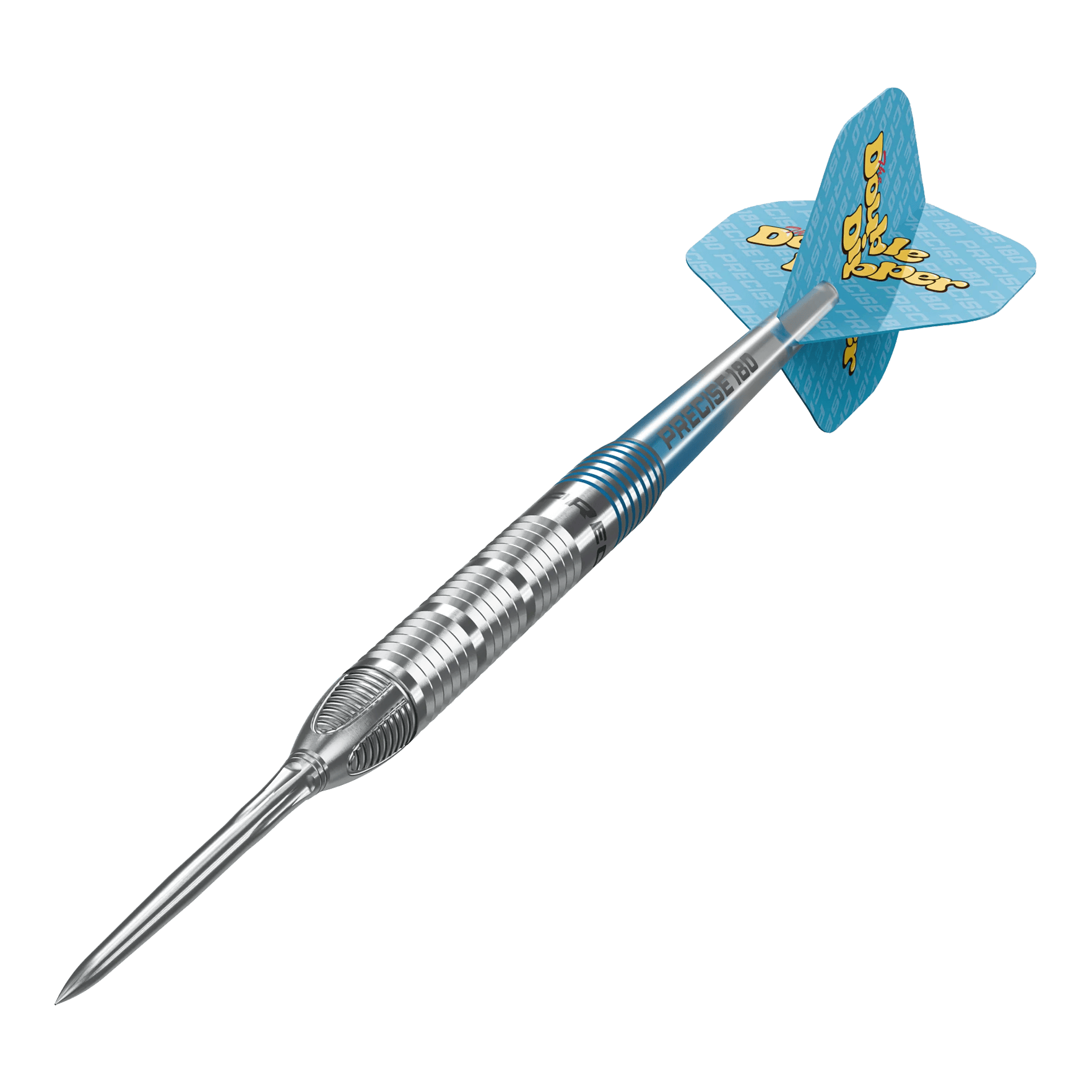 Precise 180 Bela Schugmann Double Dipper V1 stalen dartpijlen Die Abbildung zeigt die Precise 180 Bela Schugmann Double Dipper V1 Steeldarts. Diese Steeldarts sind speziell für präzises Dartspiel konzipiert.