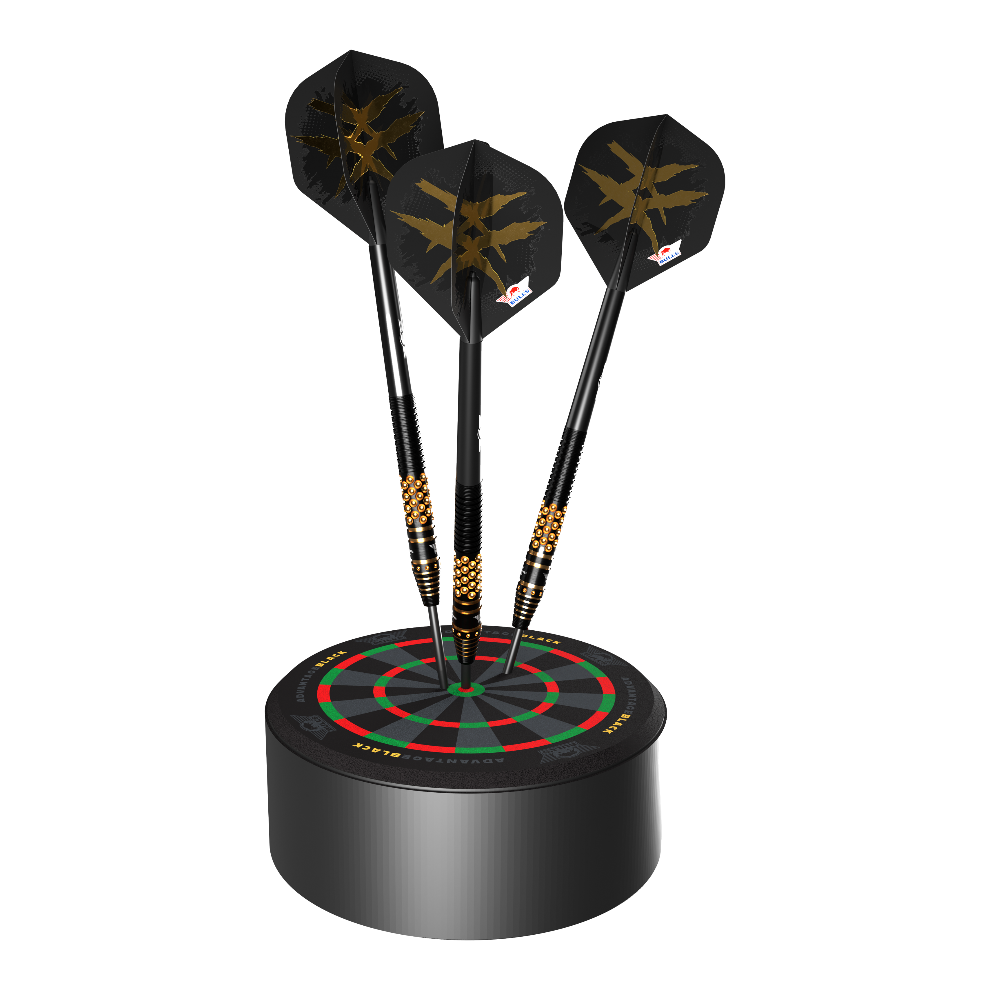 Bulls NL Advantage Zwarte Mini Dart Display Darthouder Abgebildet ist der Bulls NL Advantage Black Mini Dart Display Darthalter. Dieser Halter dient zur Präsentation und Aufbewahrung von Mini-Darts.