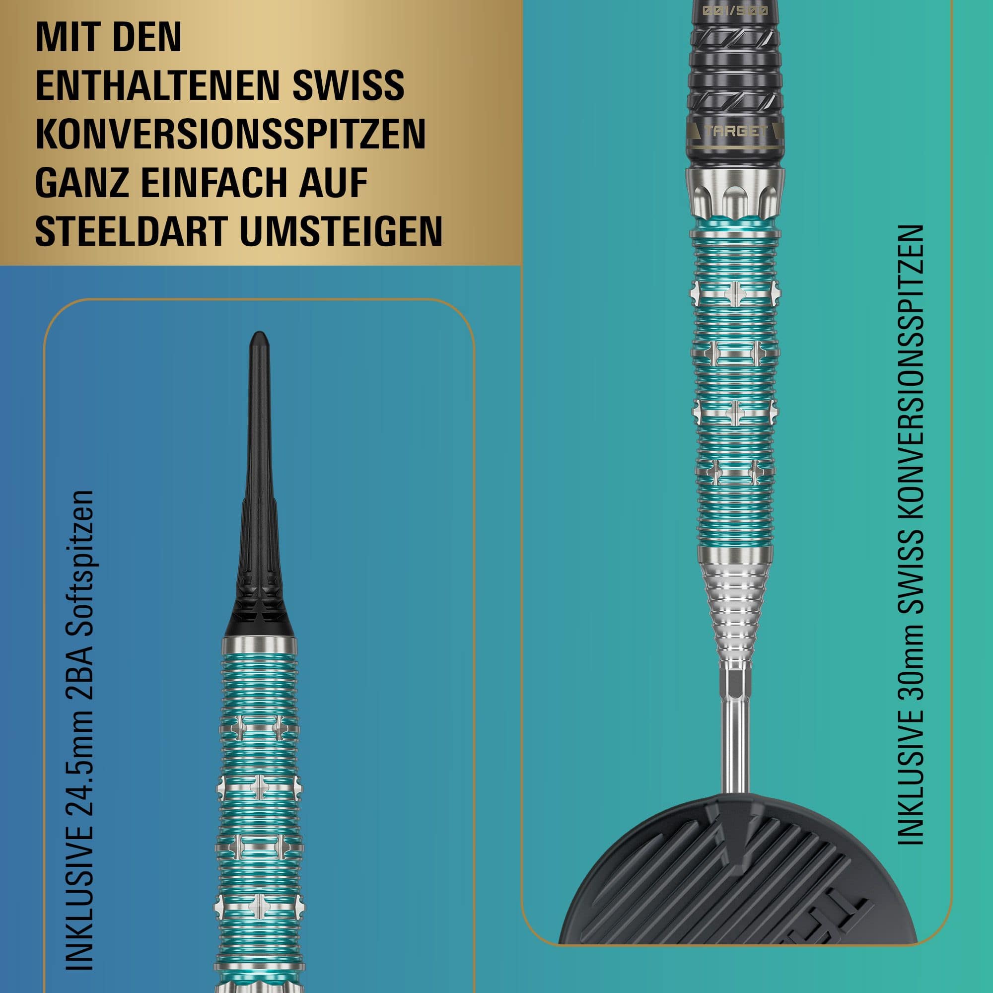 Target Japan The Rising Miracle Combination Limited Edition Softdarts - 21,5 g