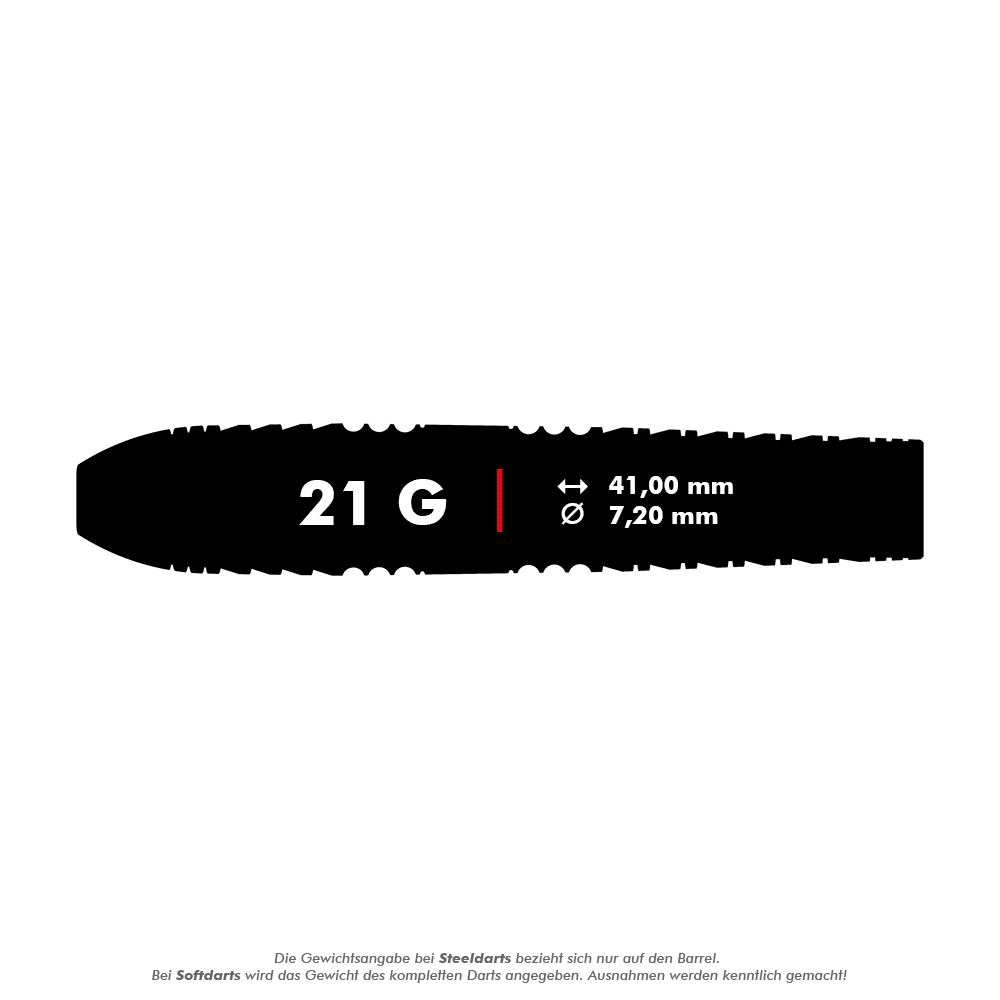 Target Crux Japan Justitie Swiss Point Steeldarts - 21g