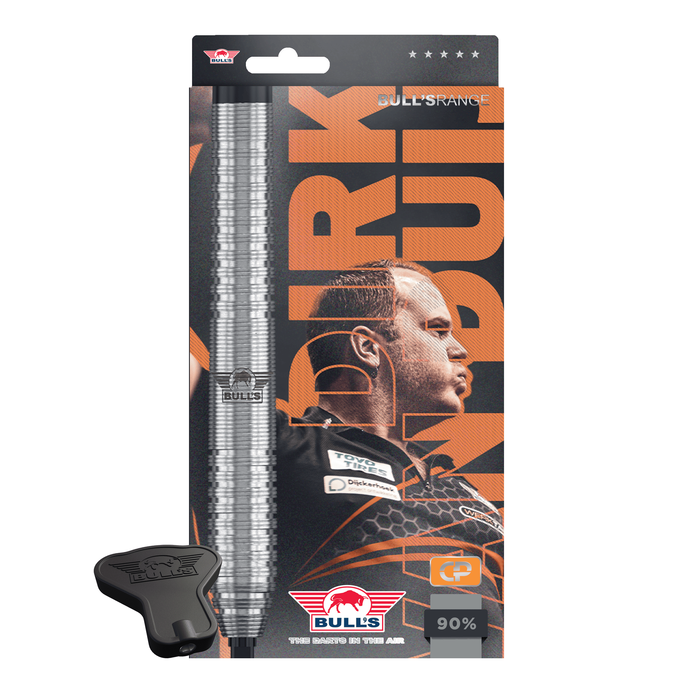 Bulls NL Dirk Van Duijvenbode Originele Convertible Point Steeldarts