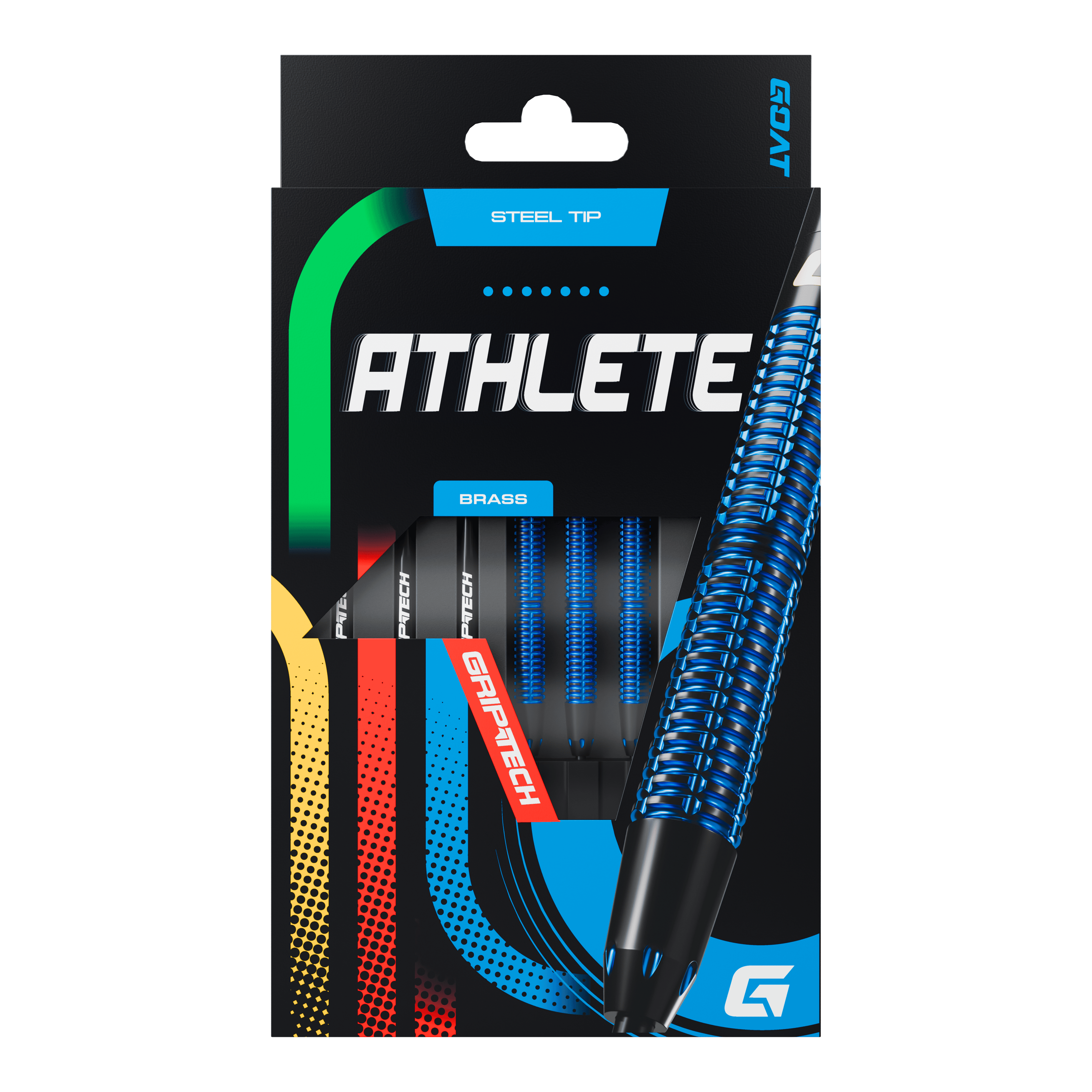 GEIT Atleet Blauw Messing Steeldarts - 12g